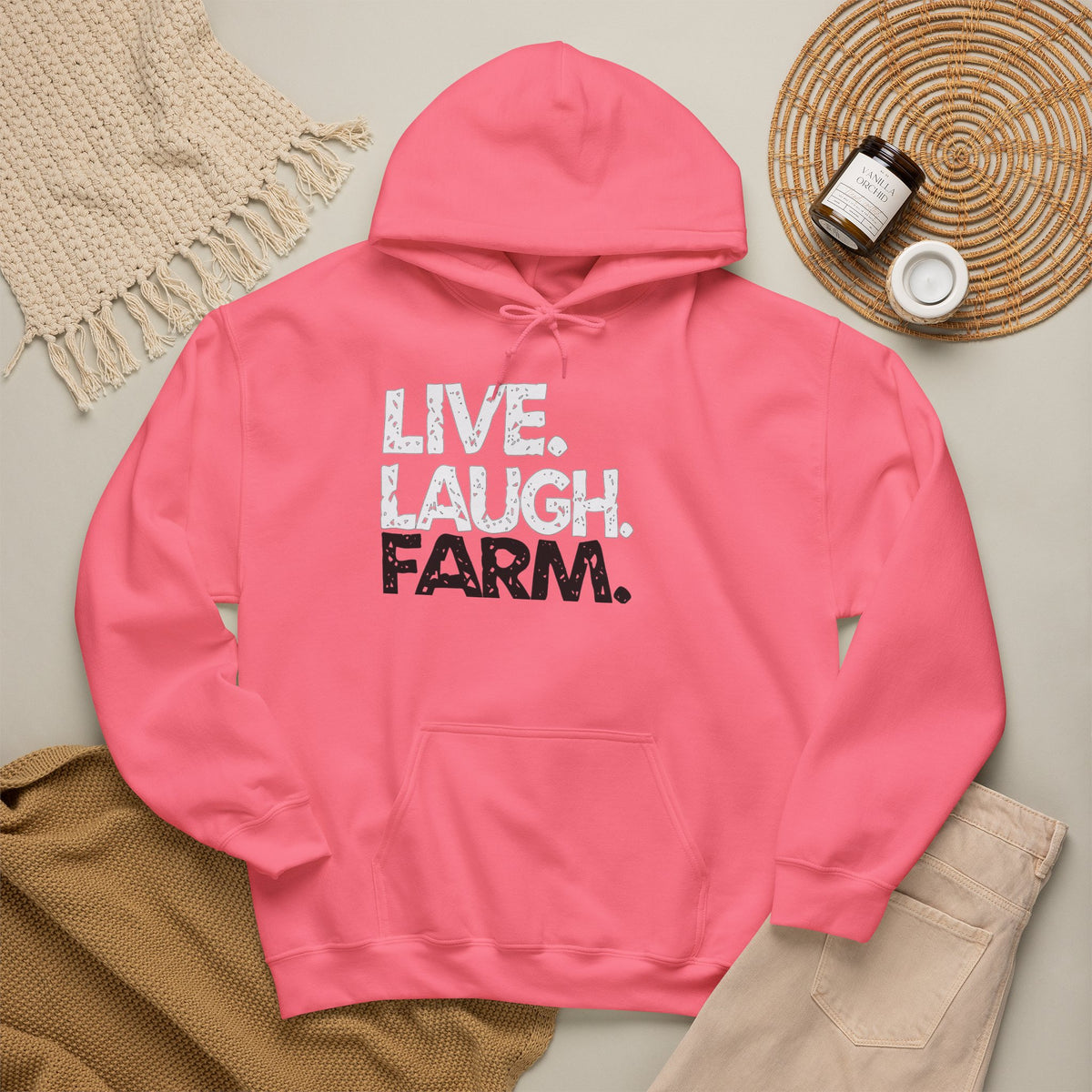 Live Laugh Farm Hoodie | Cr8tive Designs