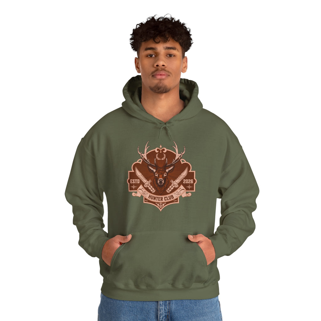 Hunter Club Hoodie | Vintage Deer Hunting Design | Cr8tive Designs