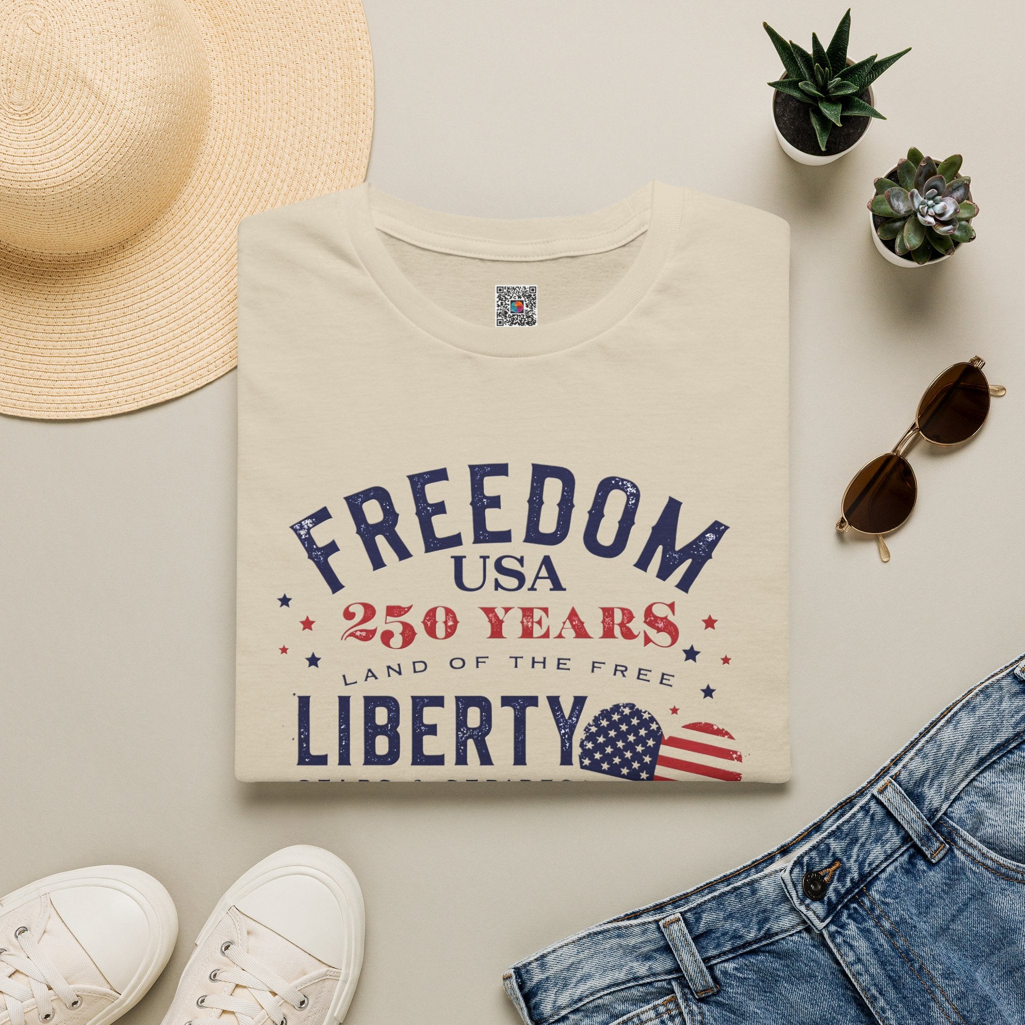 Freedom Liberty America | Patriotic Typography Design | Cr8tive Designs