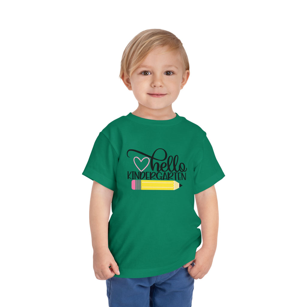 Hello Kindergarten Pencil Youth Tee | First Day of School T-Shirt | Cr8tive Designs