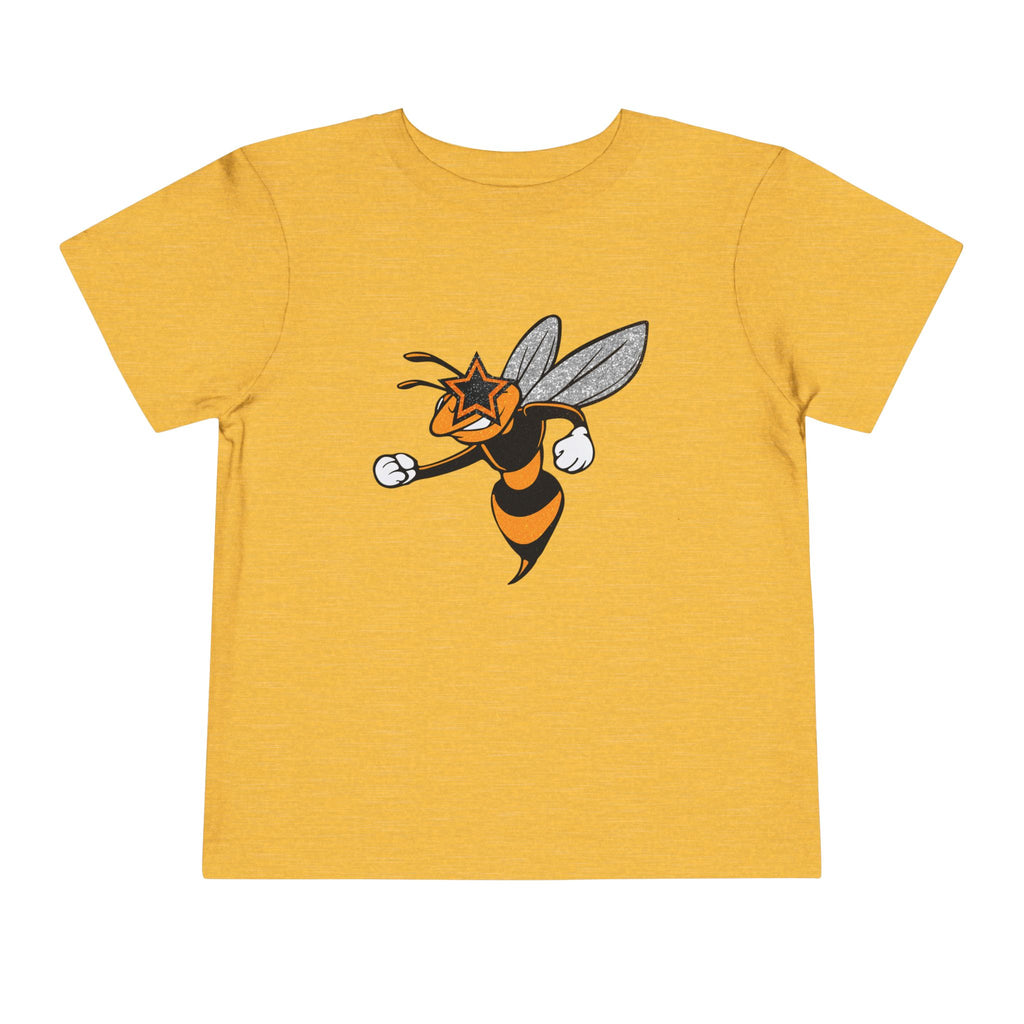Hornet Mascot Toddler Graphic T-Shirt | School Spirit Mascot Tee | Cr8tive Designs