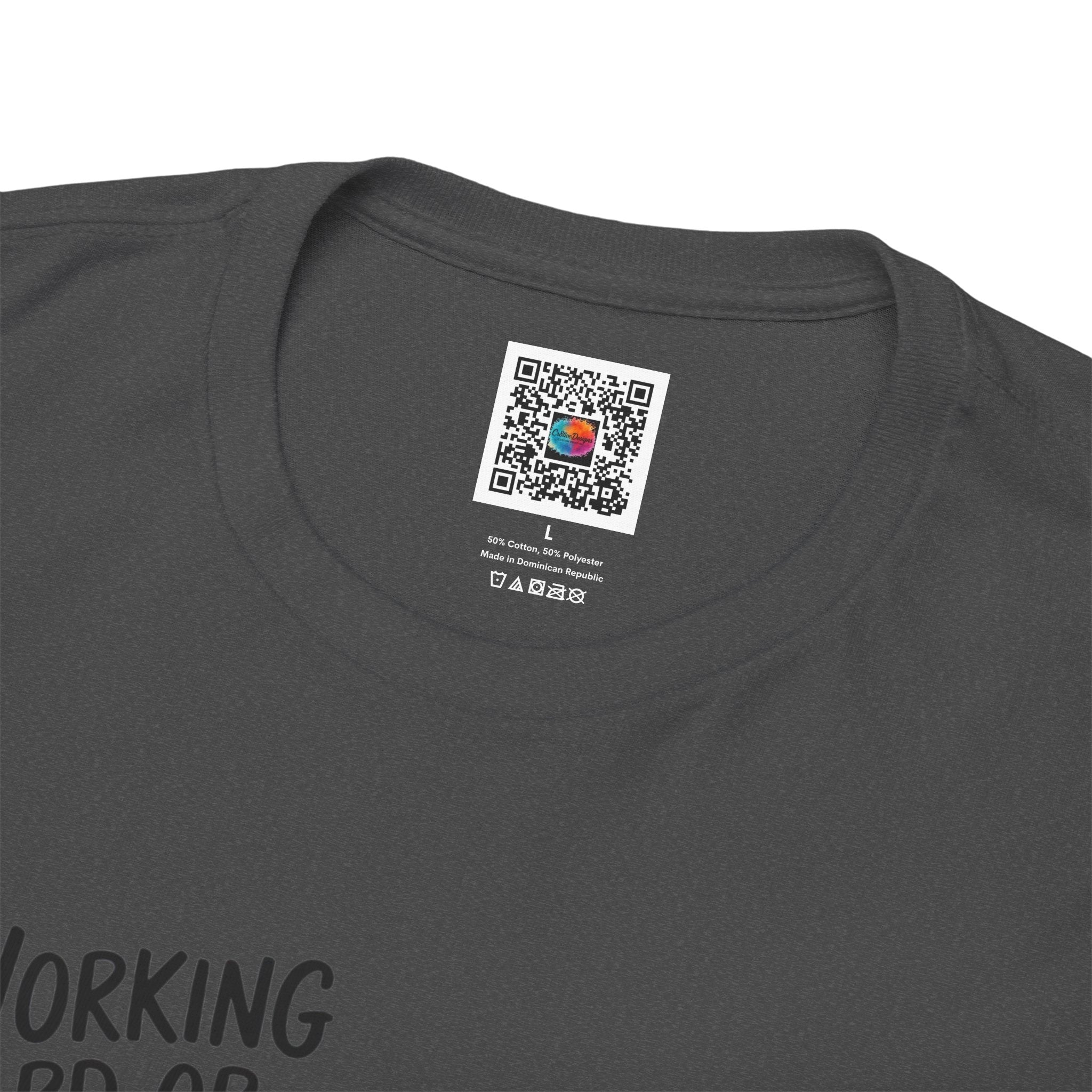 Working Hard Funny Sloth Humor T-Shirt | Cr8tive Designs