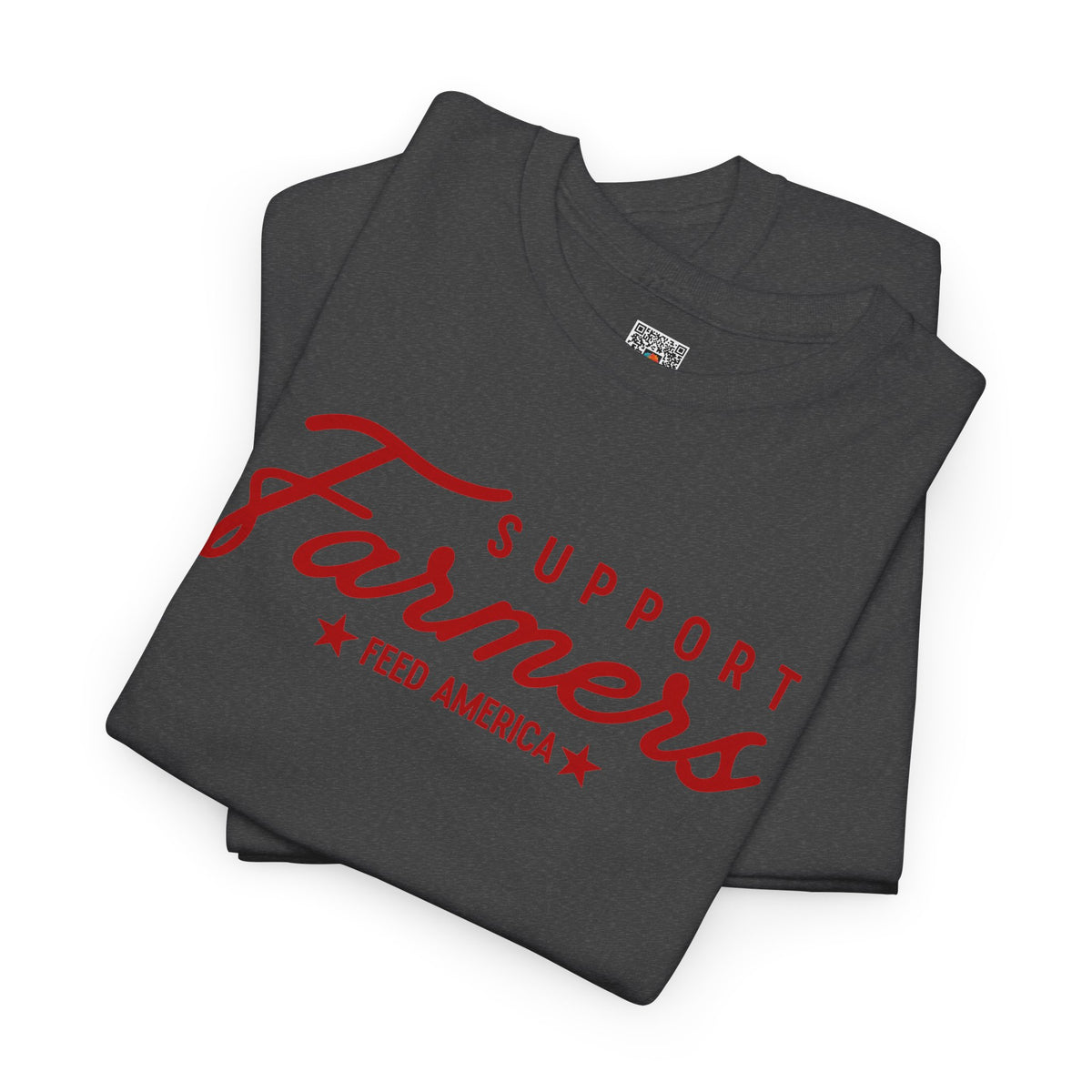 Support Farmers Feed America T-Shirt | Patriotic Agriculture Graphic Tee | Cr8tive Designs