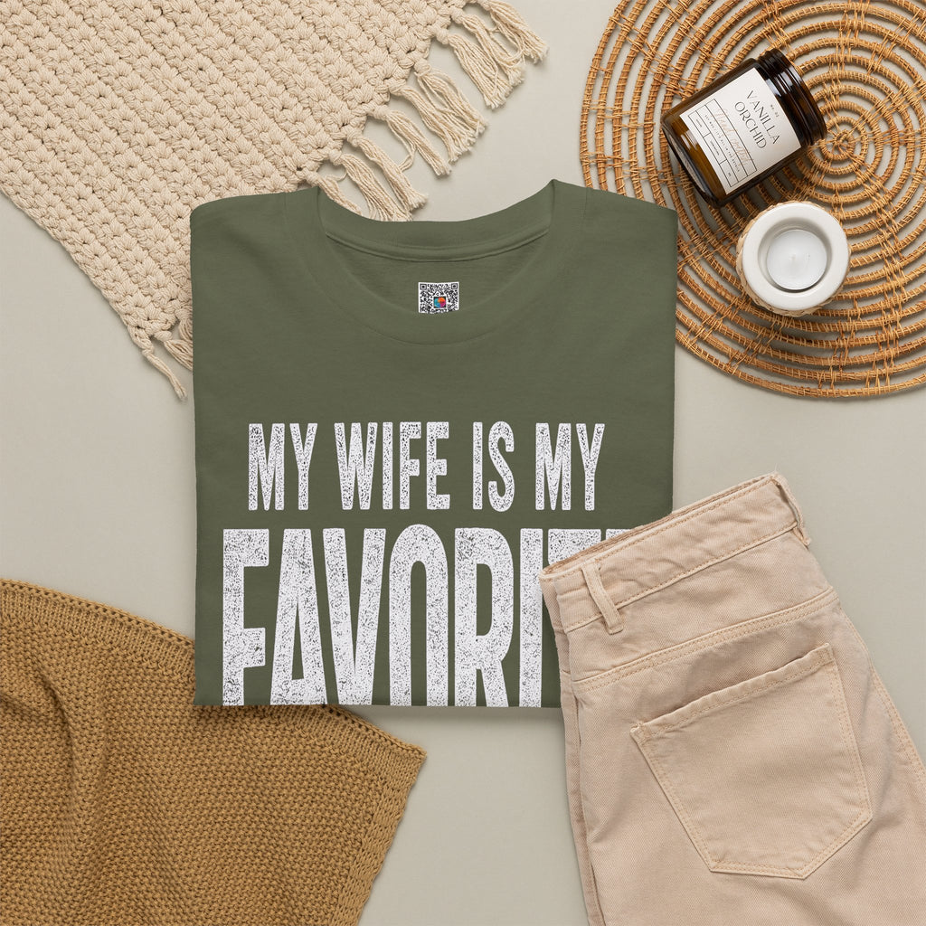 My Wife Is My Favorite Problem Shirt Graphic Tee | Funny Humor T-Shirt | Cr8tive Designs