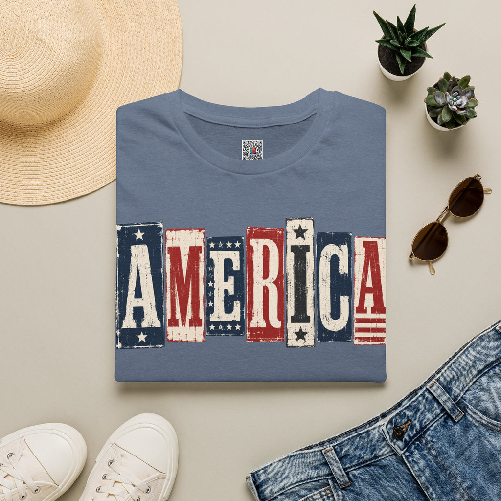 America | Distressed Americana T-Shirt | Cr8tive Designs