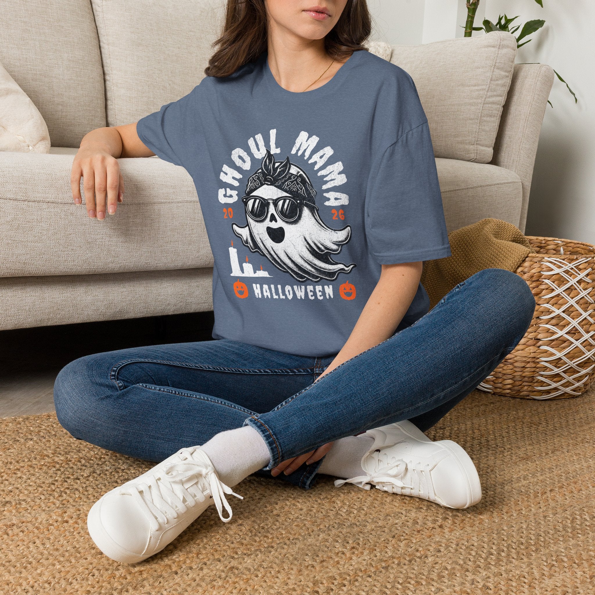 Ghoul Mama T-Shirt | Retro Cool Halloween Ghost Shirt | Cr8tive Designs