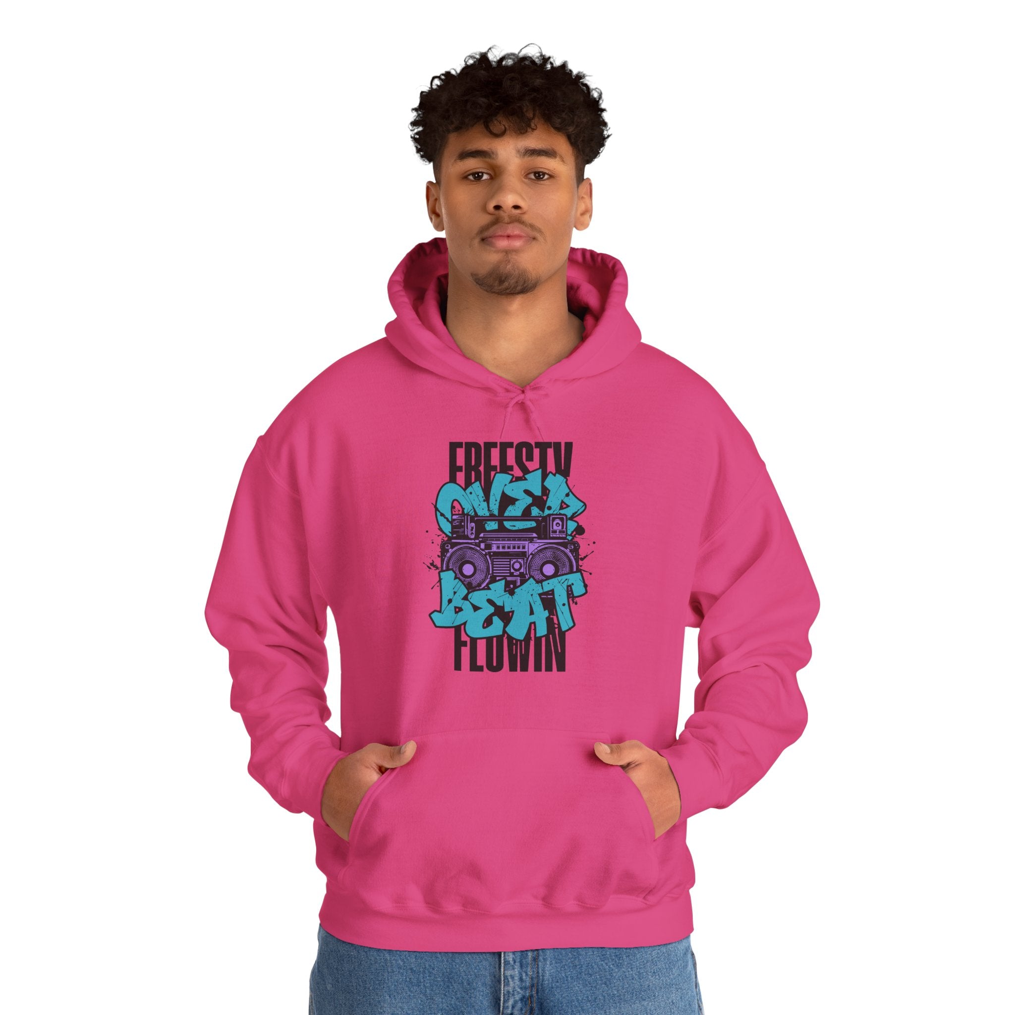 Freestyle Beat Flowin’ | Retro Hip-Hop Hoodie | Cr8tive Designs