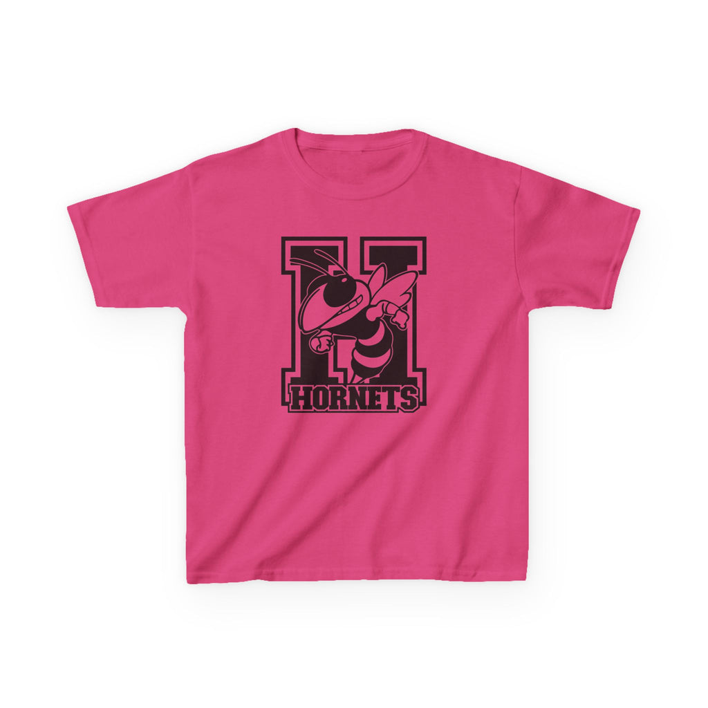 Hornets Letter H Mascot Youth T-Shirt | School Spirit Mascot Tee | Cr8tive Designs