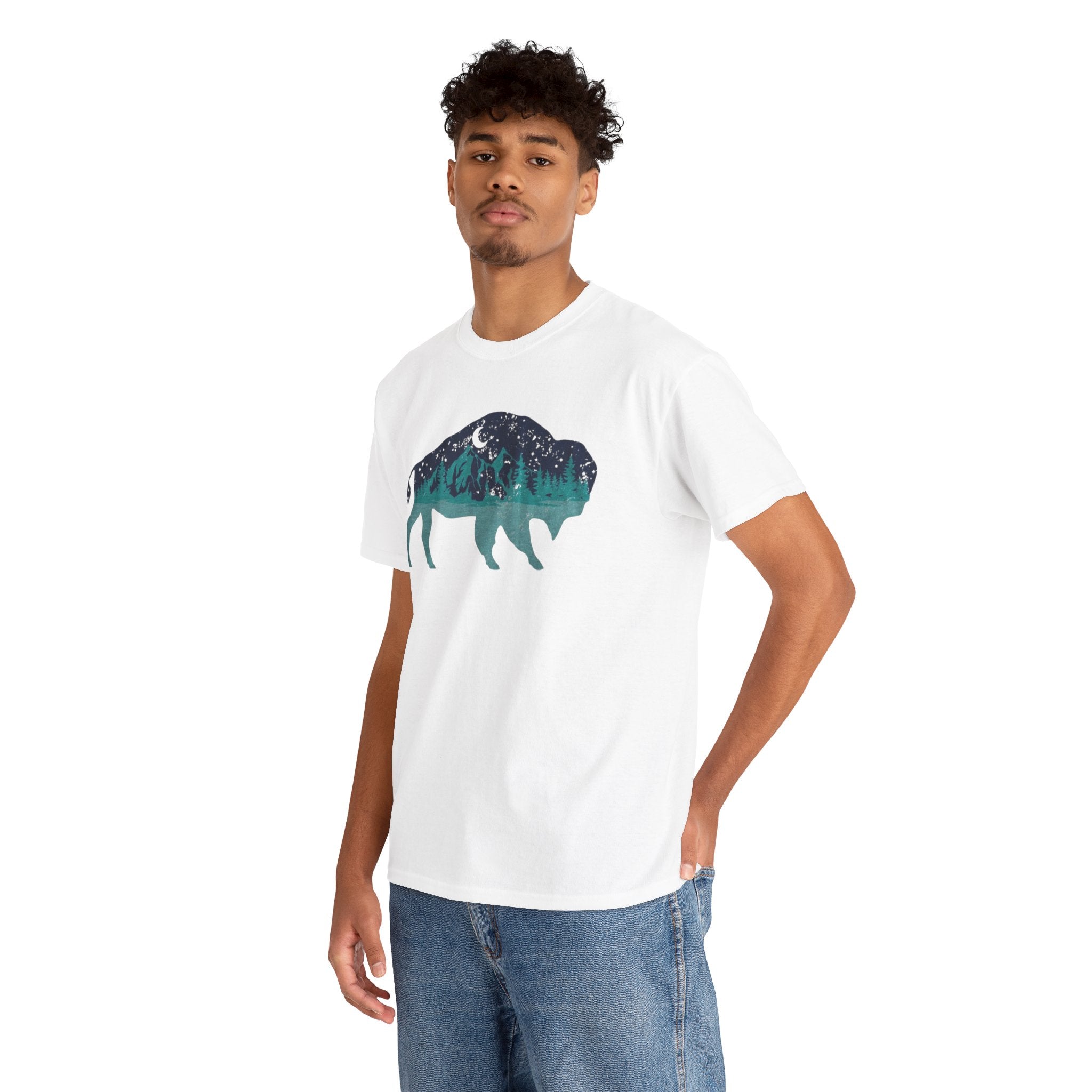 Buffalo Nightscape T-Shirt /Cr8tive Designs