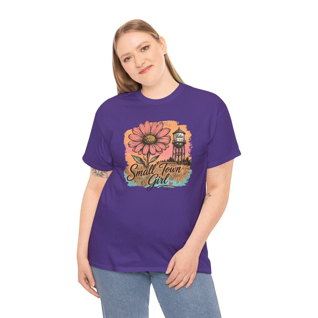 Small Town Girl Wildflower Tee | Rustic Country Graphic Shirt | Cr8tive Designs