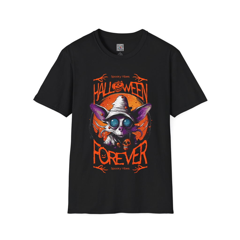 Halloween Forever T-Shirt | Cute Spooky Bat Witch Graphic Tee | Cr8tive Designs