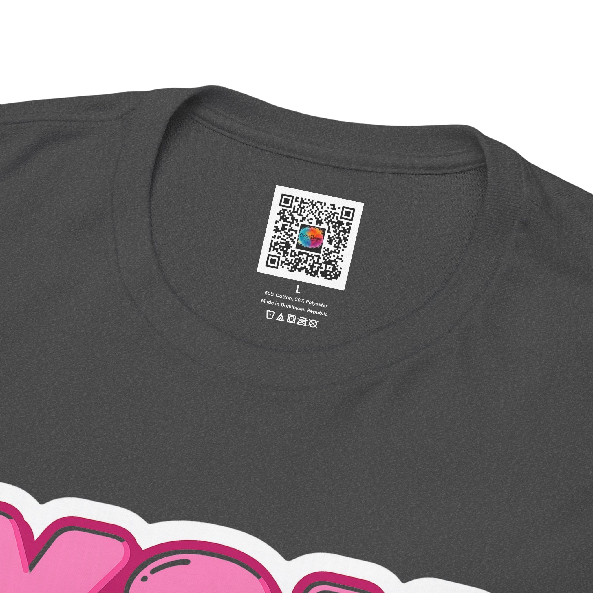 Y2K Pink Bubble Graphic T-Shirt