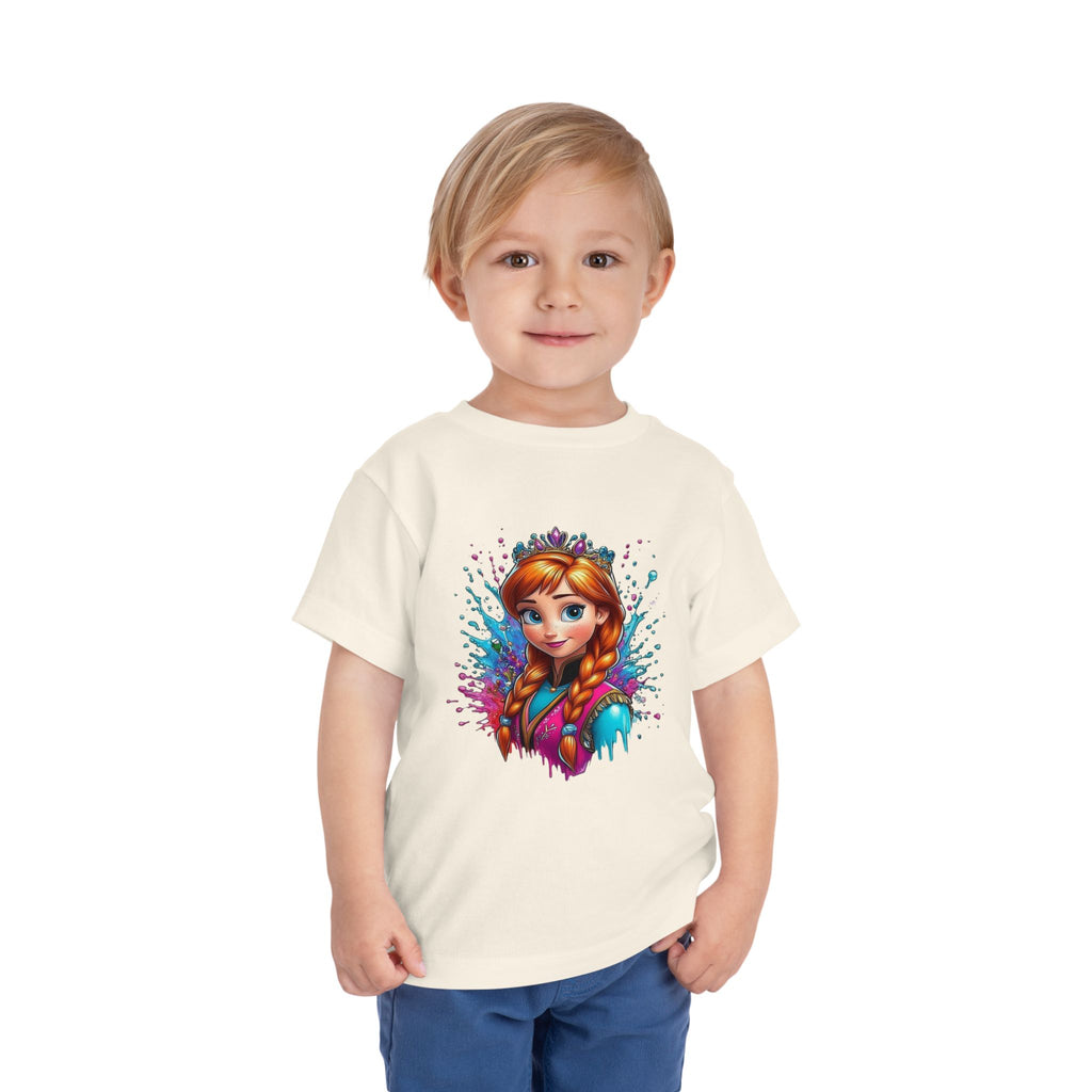Snow Kingdom Princess Toddler Tee | Colorful Fairytale T-Shirt Design | Cr8tive Designs