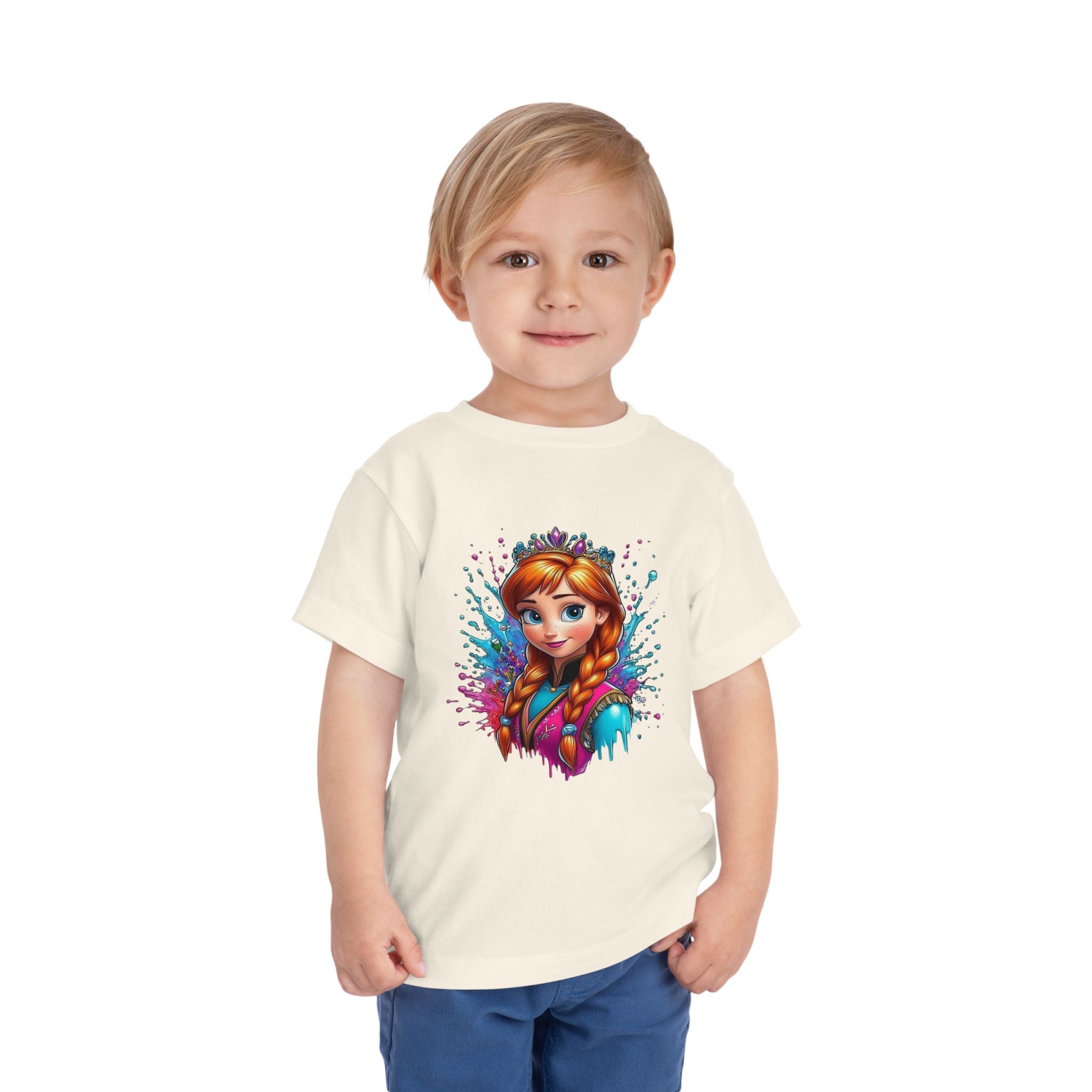 Snow Kingdom Princess Toddler Tee | Colorful Fairytale T-Shirt Design | Cr8tive Designs