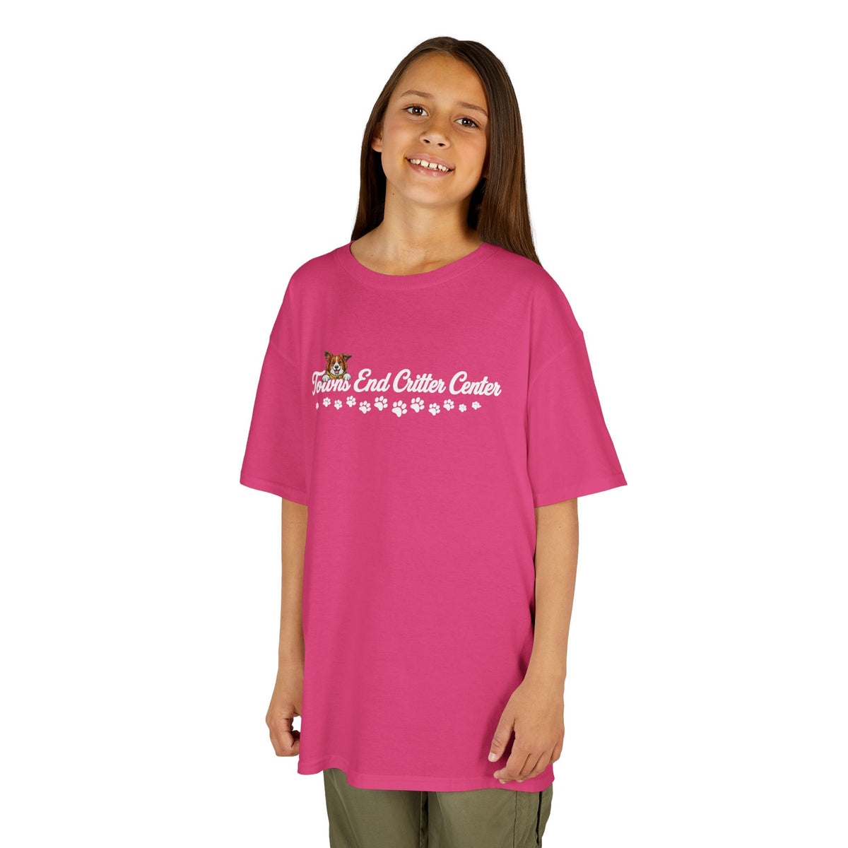 Towns End Critter Center Short Sleeve T-Shirt | Custom Pet Boarding & Grooming Graphic Short Sleeve Tee | Cr8tive Designs