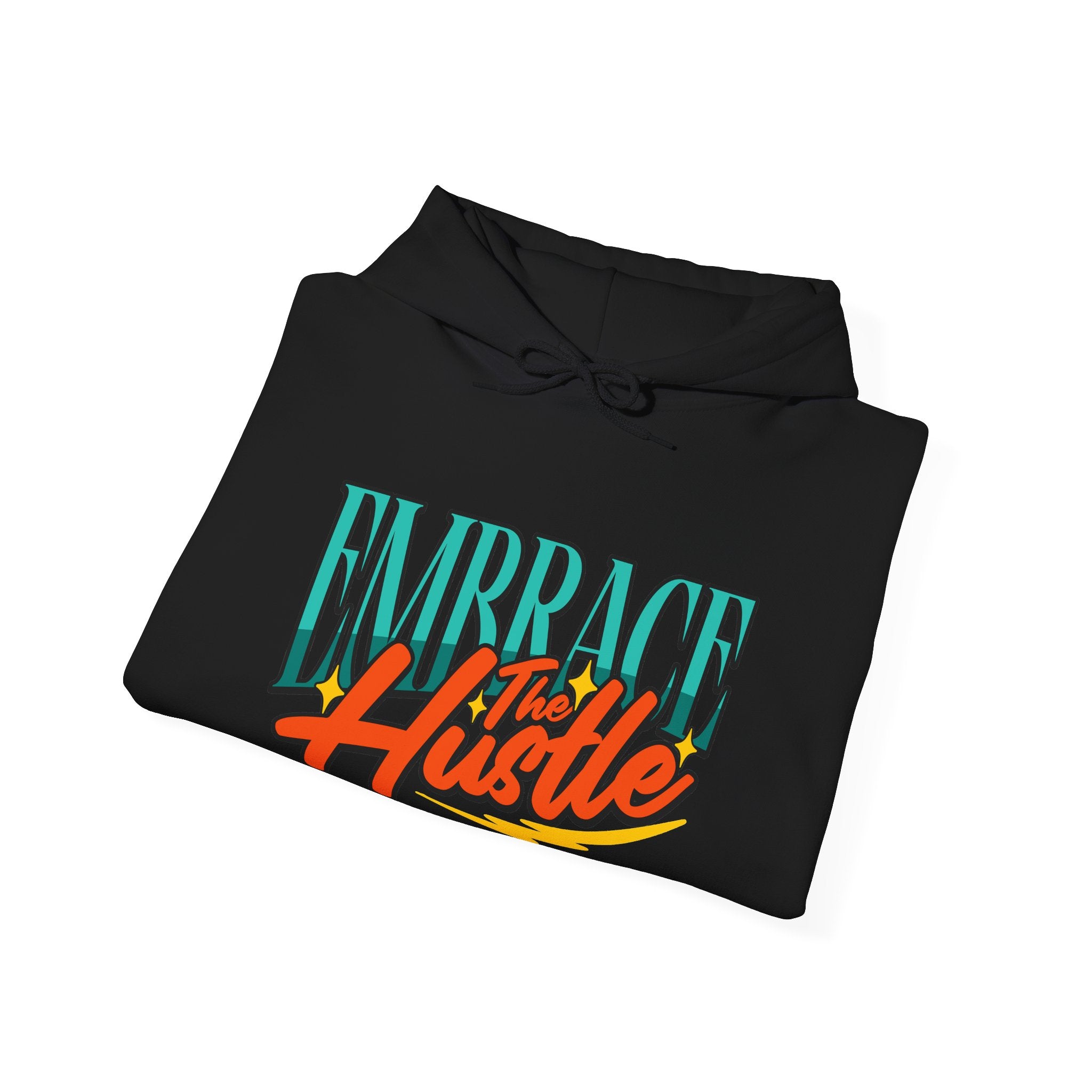 Embrace the Hustle | Bold Retro Motivational Hoodie | Cr8tive Designs