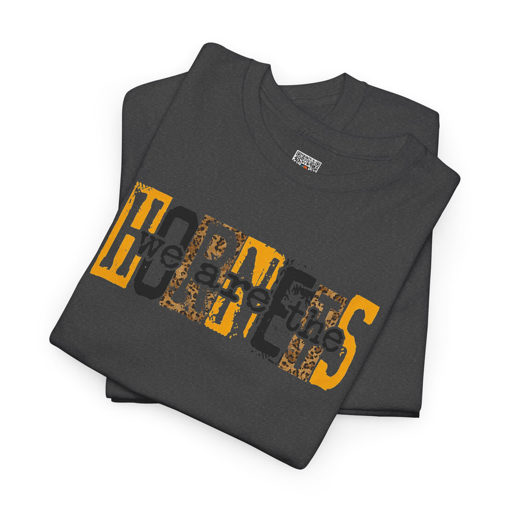 We Are the Hornets Graphic T-Shirt | School Spirit Mascot Adult Tee | Cr8tive Designs
