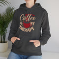 Coffee Is My Therapy | Funny Coffee Lover Hoodie | Cr8tive Designs