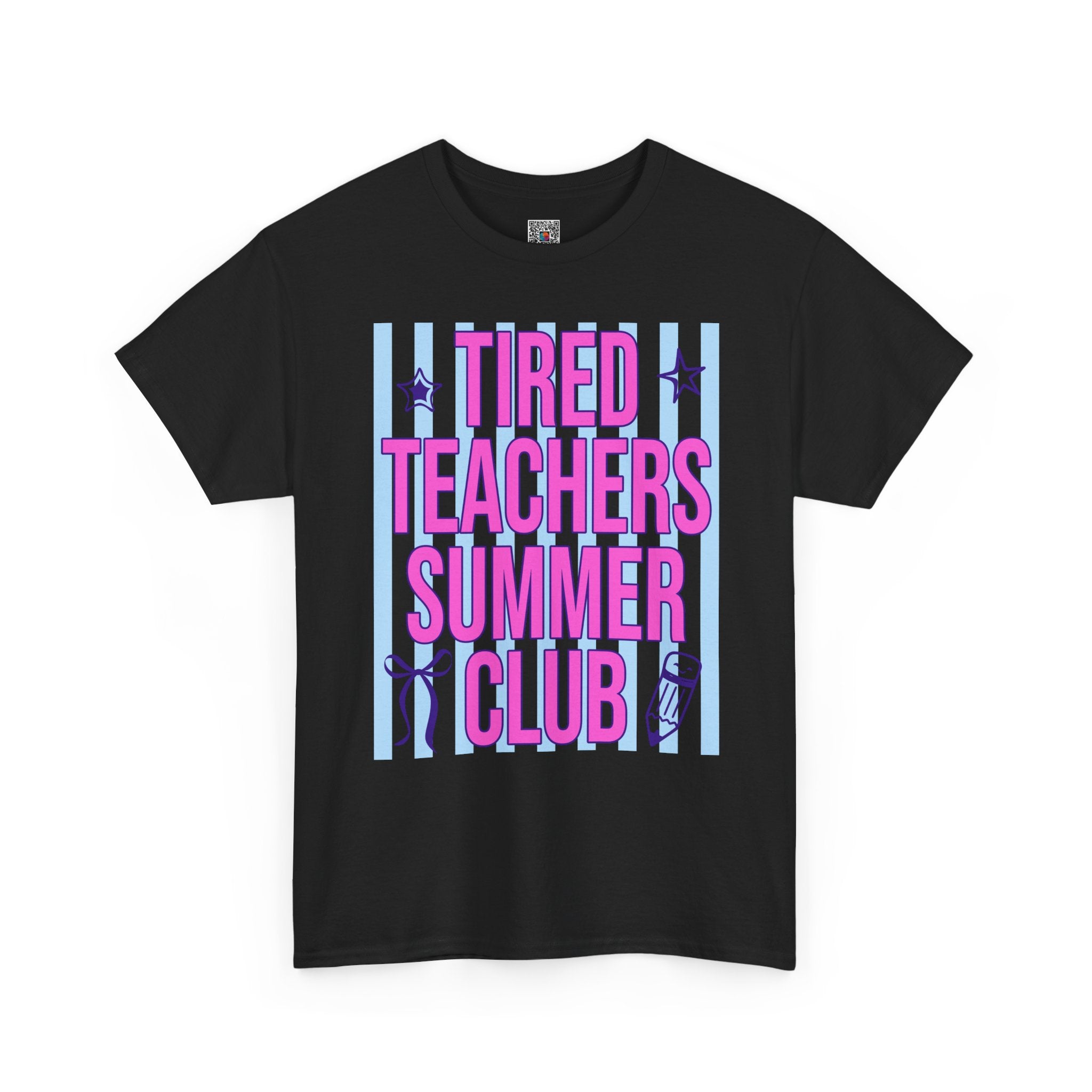 Tired Teachers Summer Club T‑Shirt | Funny Teacher Summer Shirt | Cr8tive Designs