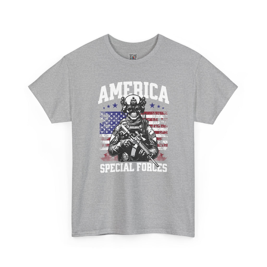 America Special Forces T-Shirt | Patriotic Military Soldier Graphic Tee | Cr8tive Designs