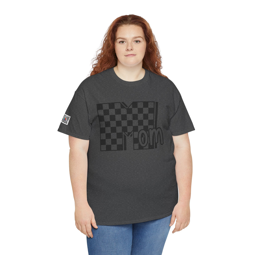 Checkerboard Mom Tee – Cool Mom Graphic Shirt, Trendy Mama Style, Mother’s Day Gift | Cr8tive Designs
