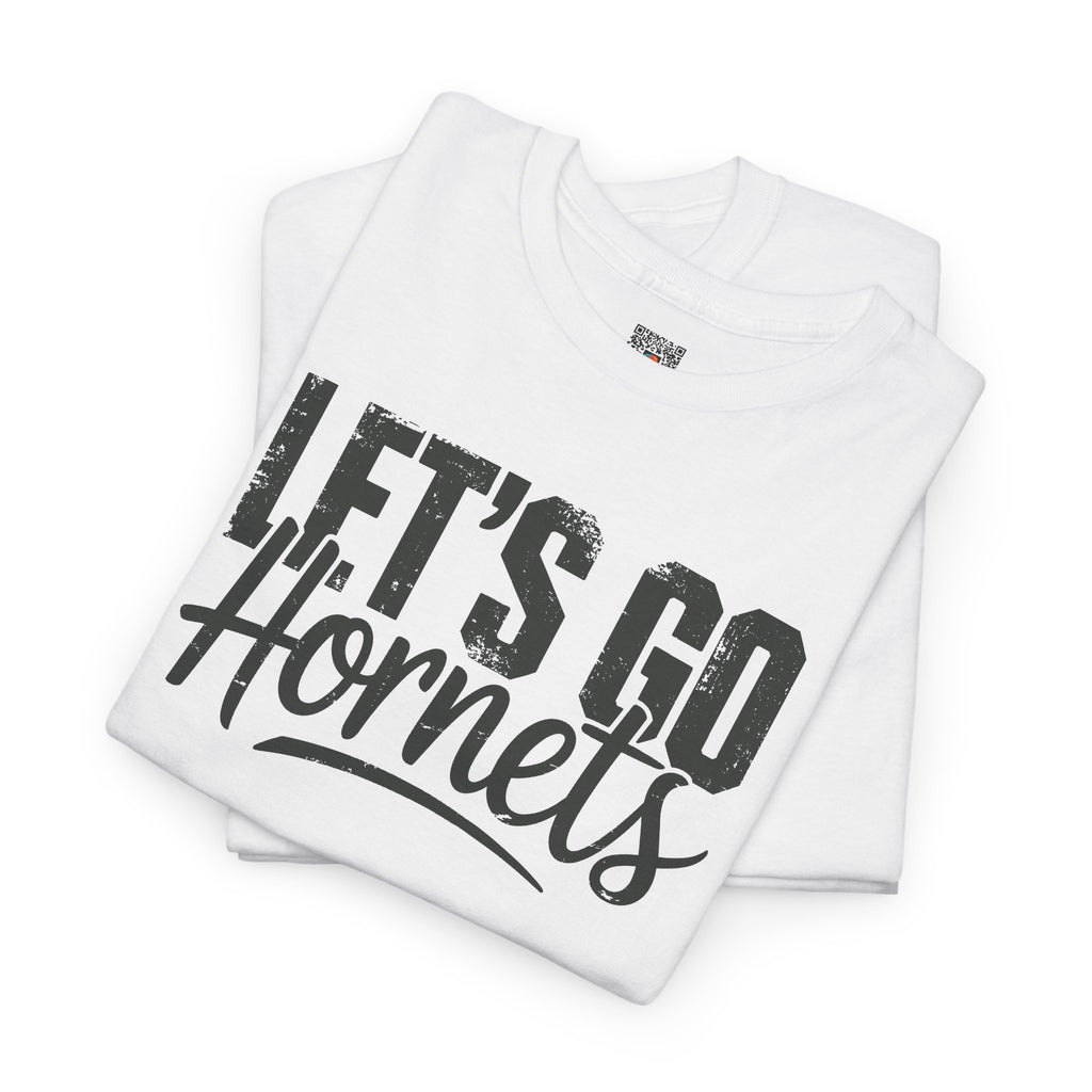 Let's Go Hornets Adult Graphic T-Shirt | School Spirit Mascot Tee | Cr8tive Designs