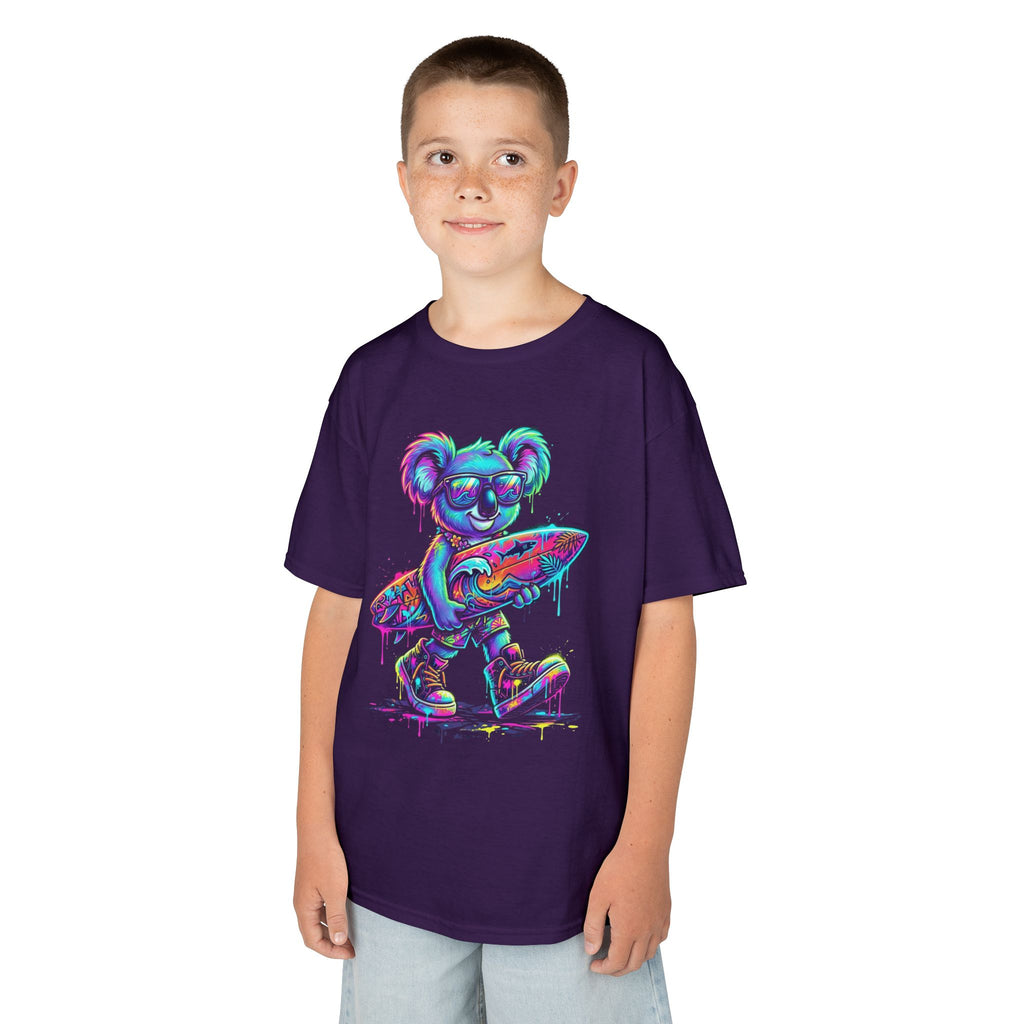 Neon Surfing Koala Graphic Tee | Cr8tive Designs