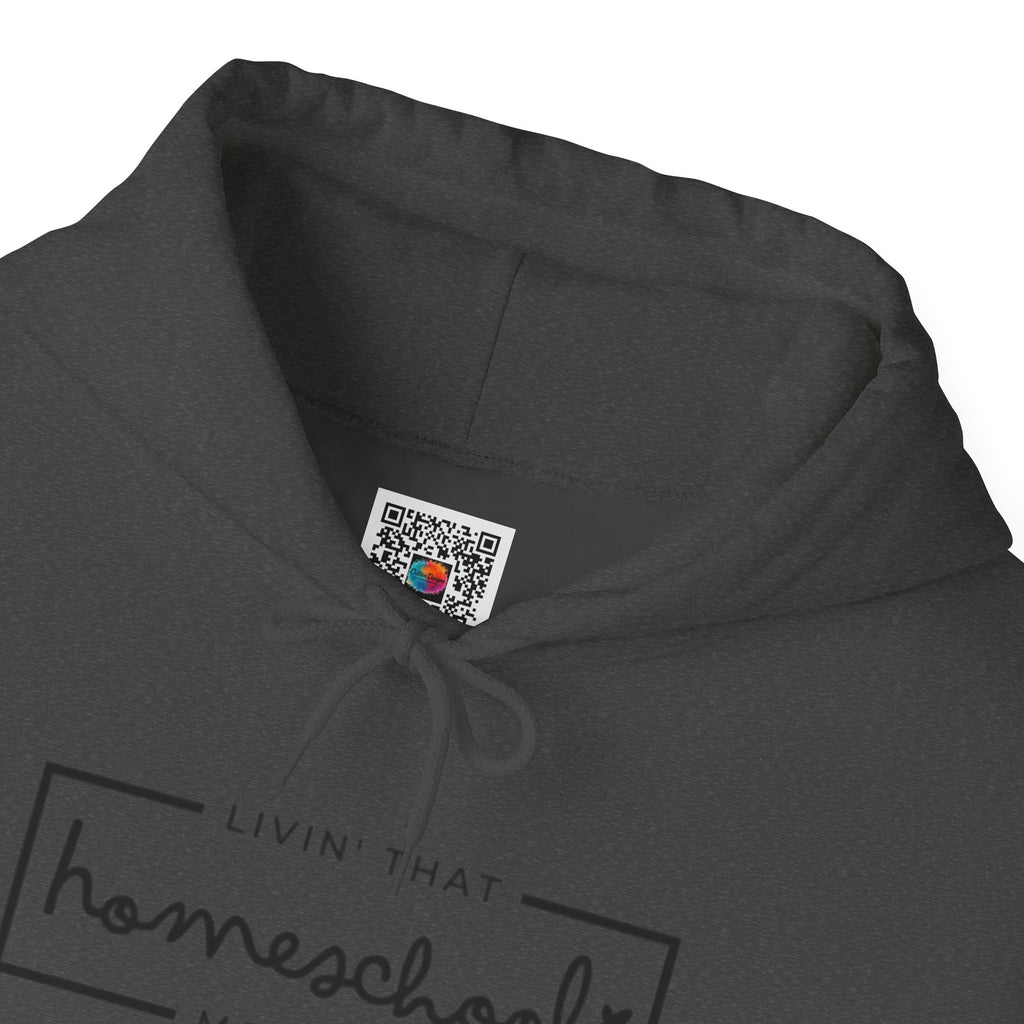 Homeschool Mom Hoodie — Cozy "Homeschool" Script Pullover for Parents