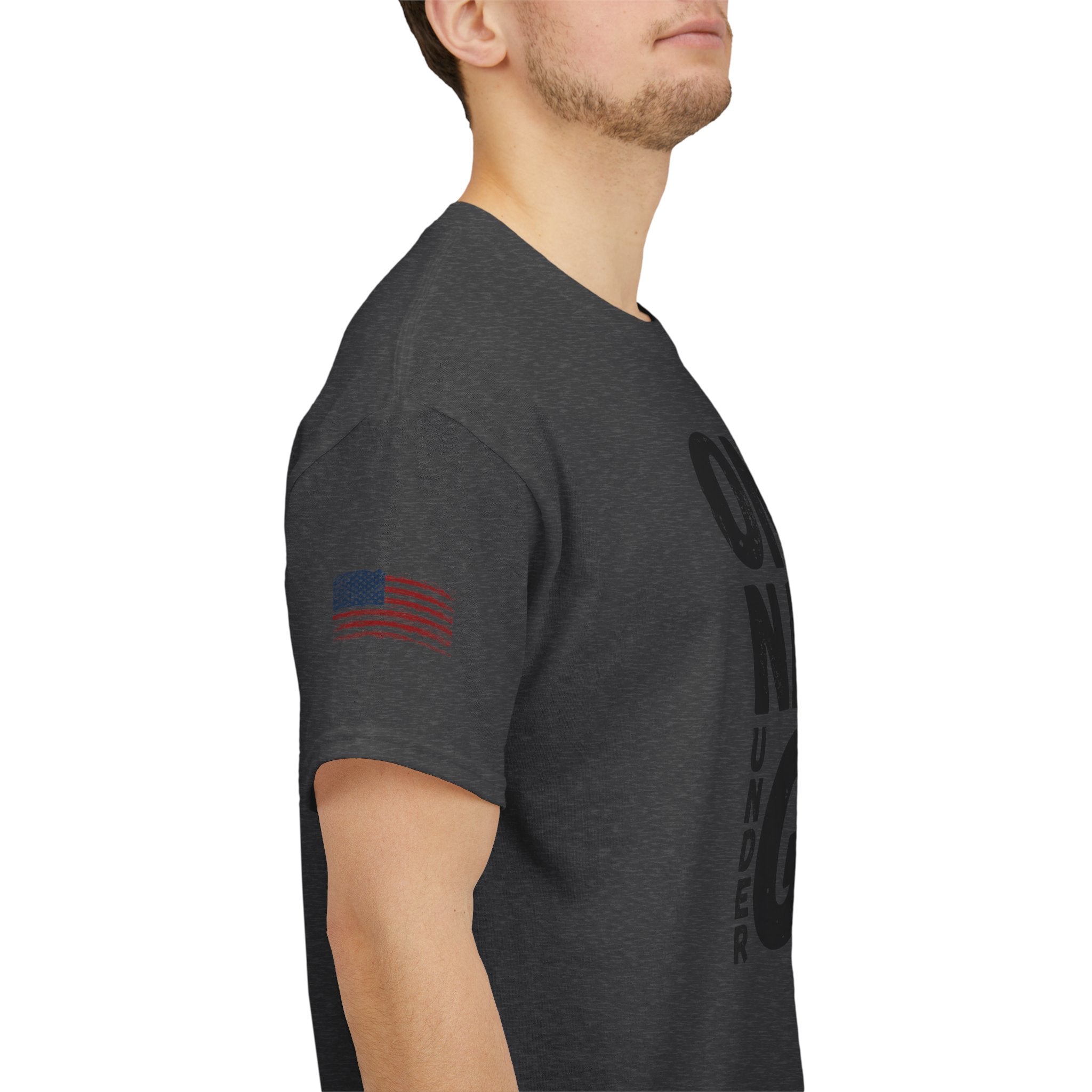 One Nation Under God T-Shirt — Patriotic Christian Tee with Cross Design