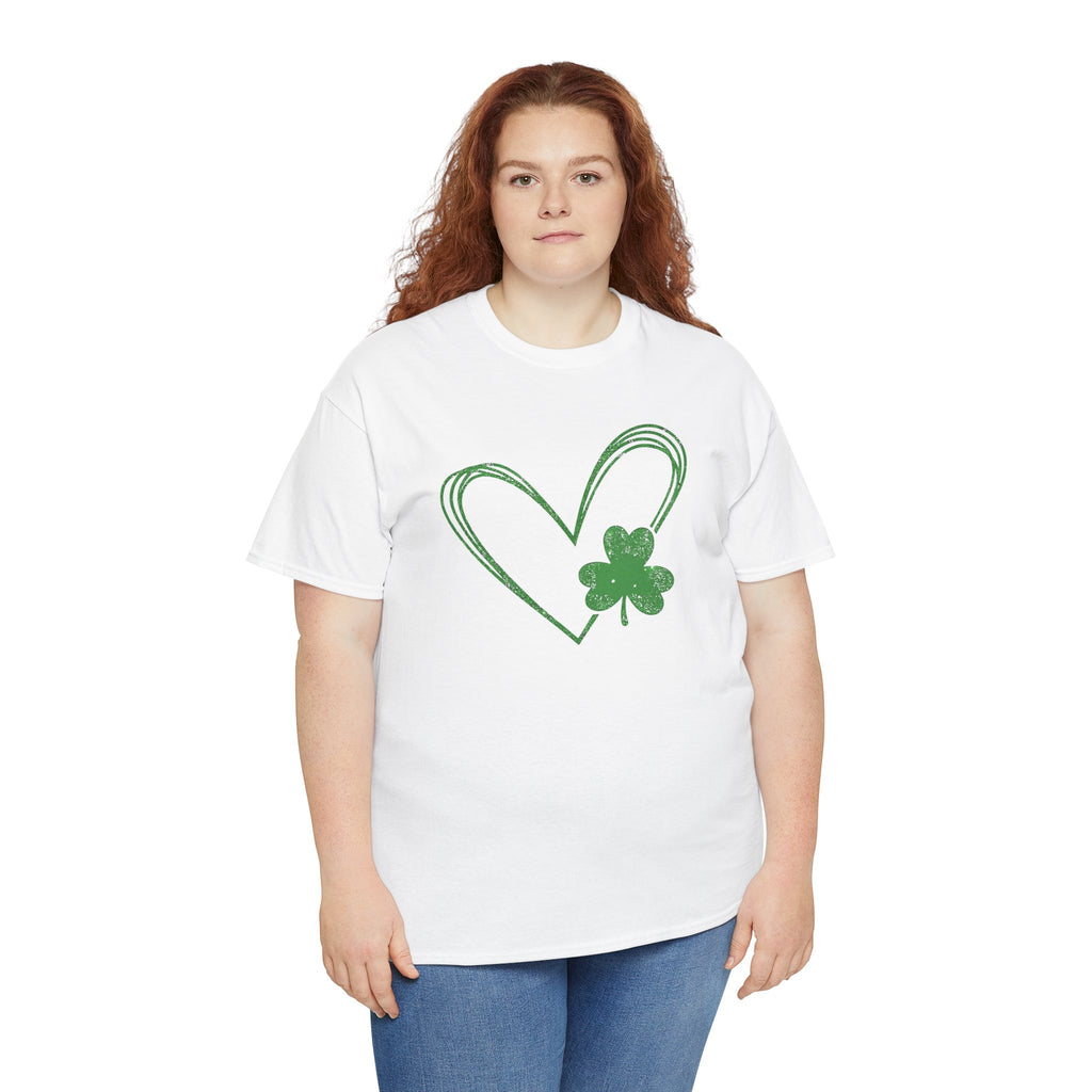 St. Patrick's Shamrock Heart T‑Shirt/Cr8tive Designs