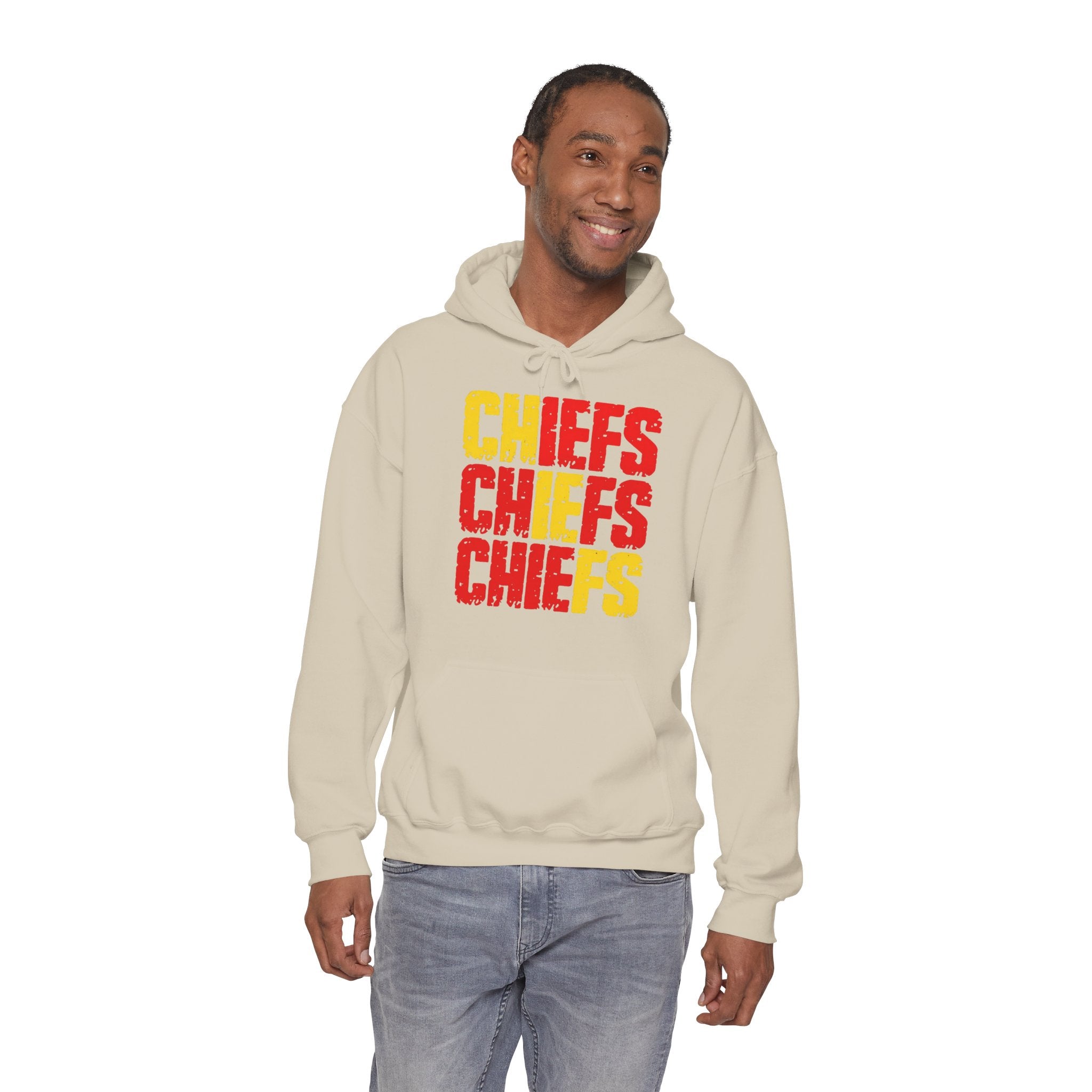 Chiefs Chiefs Chiefs | Football Hoodie | Cr8tive Designs