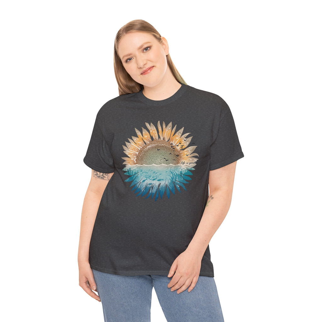 Sun and Sea Graphic T-Shirt/Cr8tive Designs