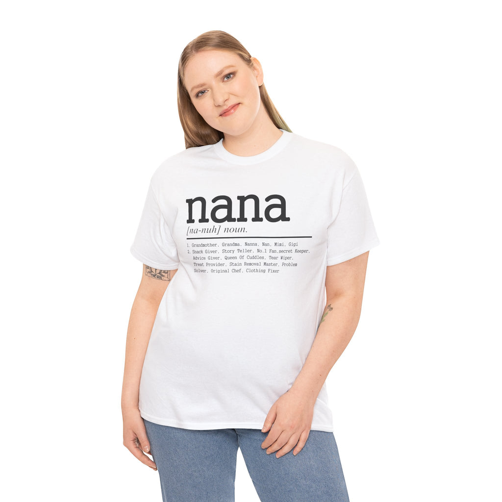 Nana Gift T-Shirt | Cute Grandma Definition Quote Tee | Cr8tive Designs