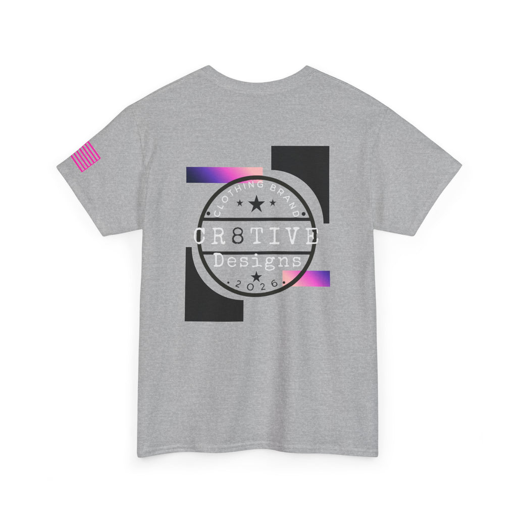 Hot Pink Logo Graphic Tee/Cr8tive Designs