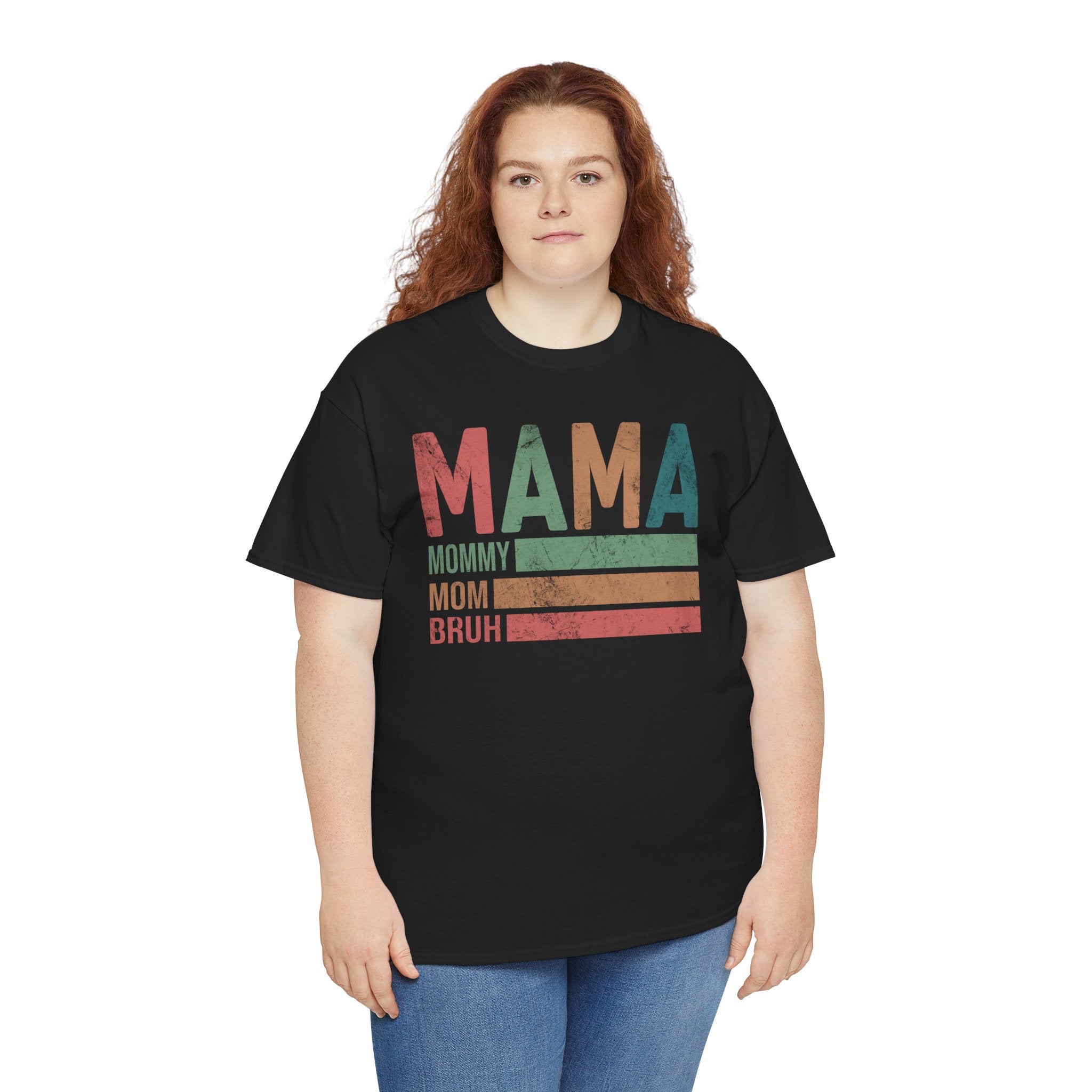 Mama Shirt – Funny Mom Life T-Shirt, “Mom Bruh” Graphic Tee | Cr8tive Designs