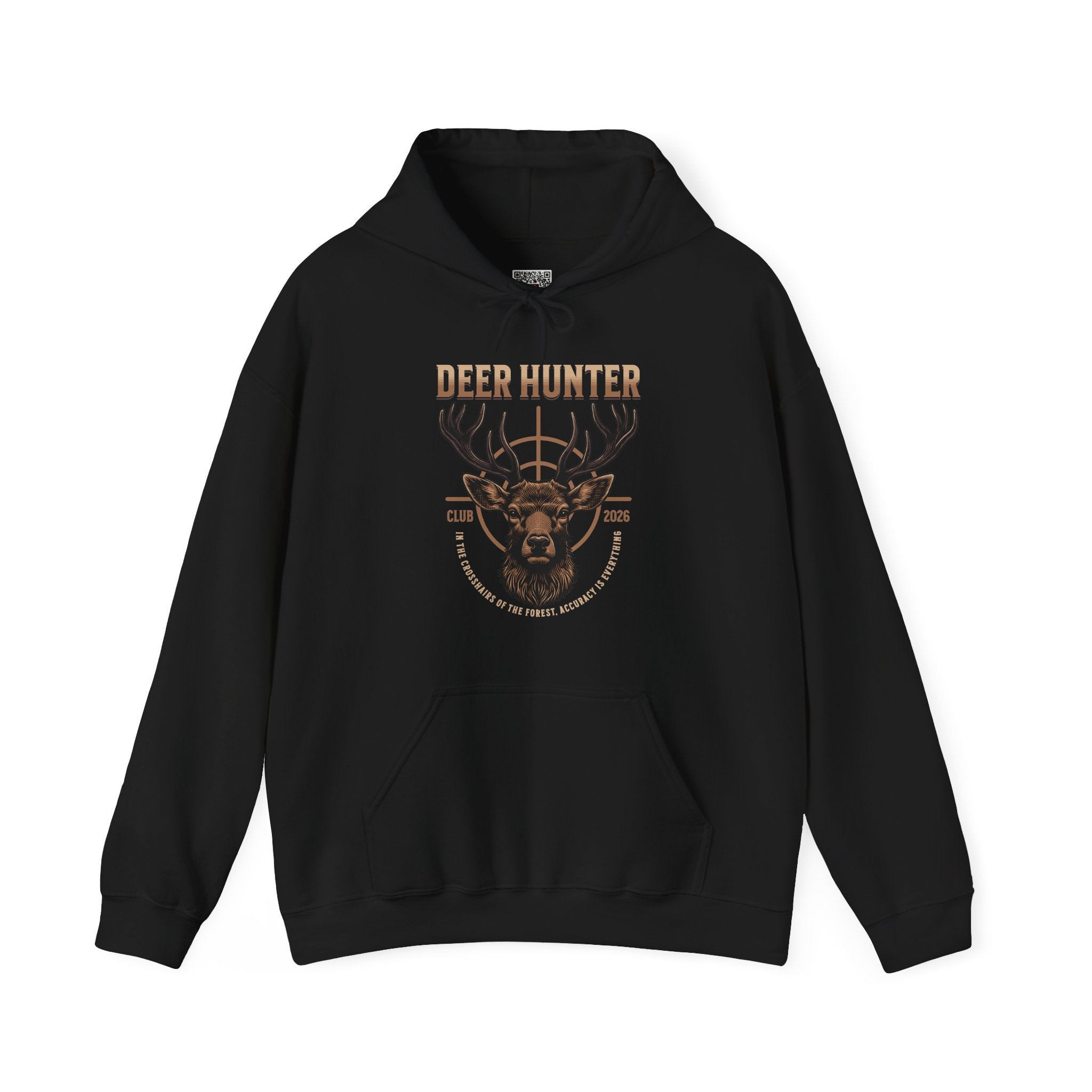 Deer Hunter Hoodie | Rustic Buck & Hunting Club Design | Cr8tive Designs