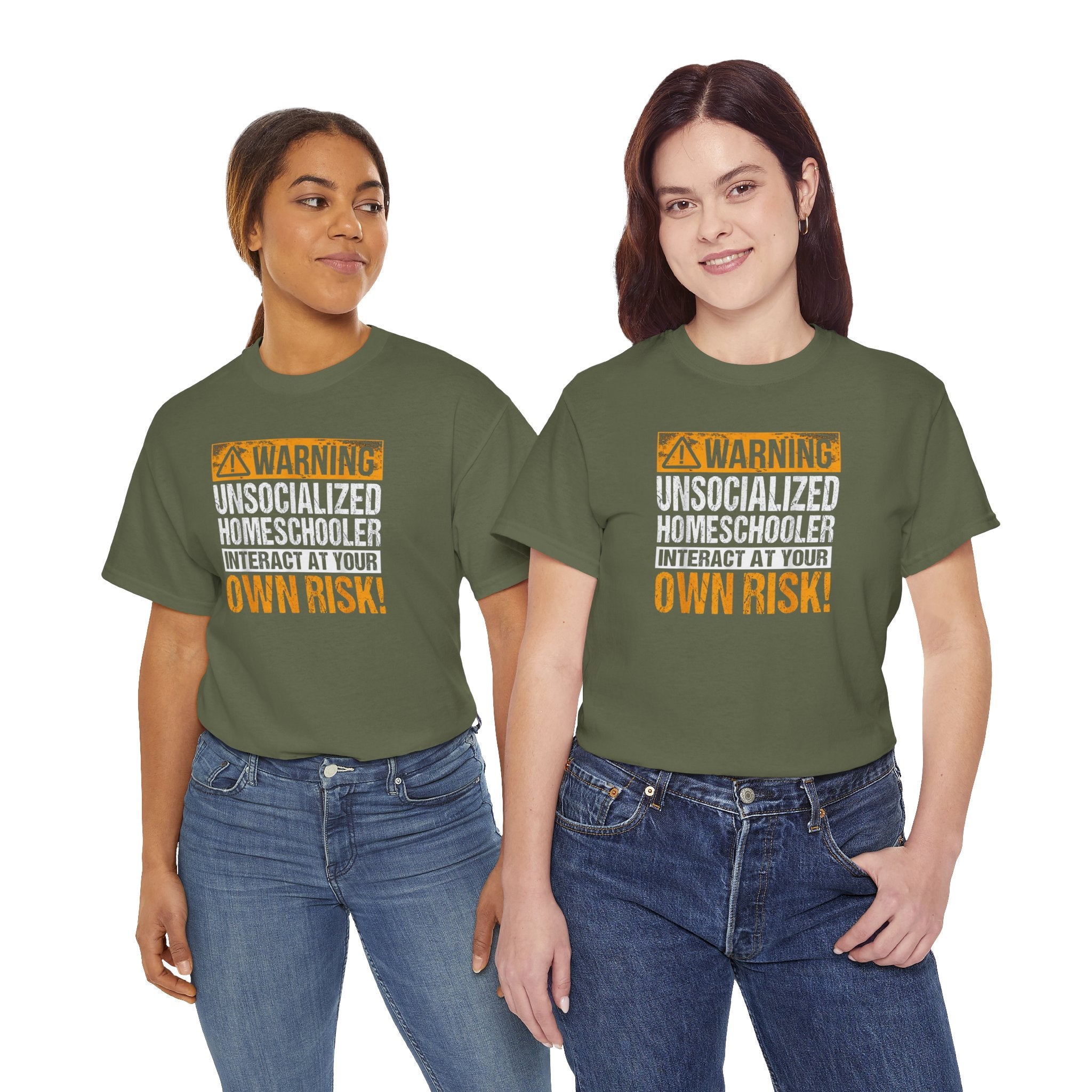 Warning Unsocialized Homeschooler T-Shirt