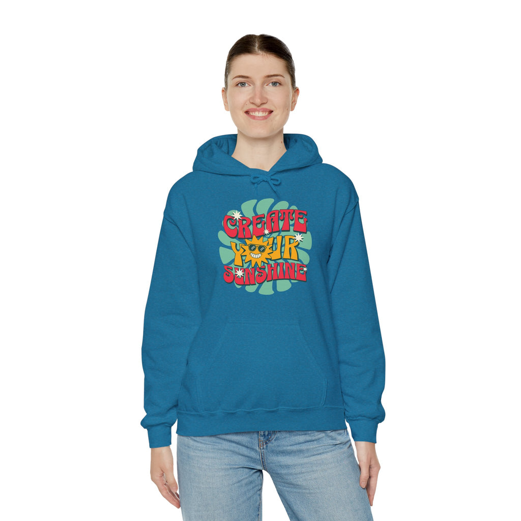 Create Your Sunshine | Colorful Retro-Inspired Hoodie | Cr8tive Designs