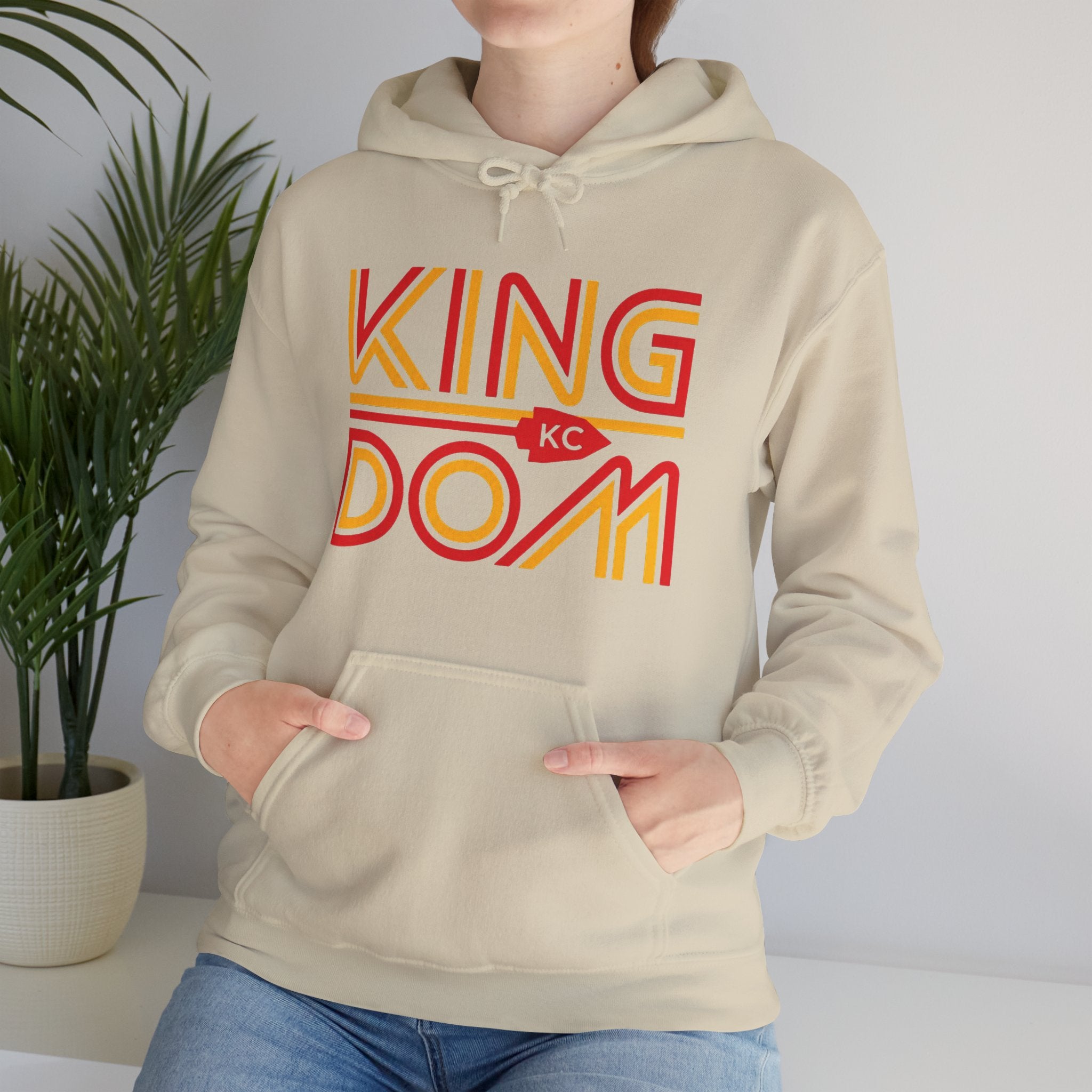 KC Kingdom | Retro Football Hoodie | Cr8tive Designs