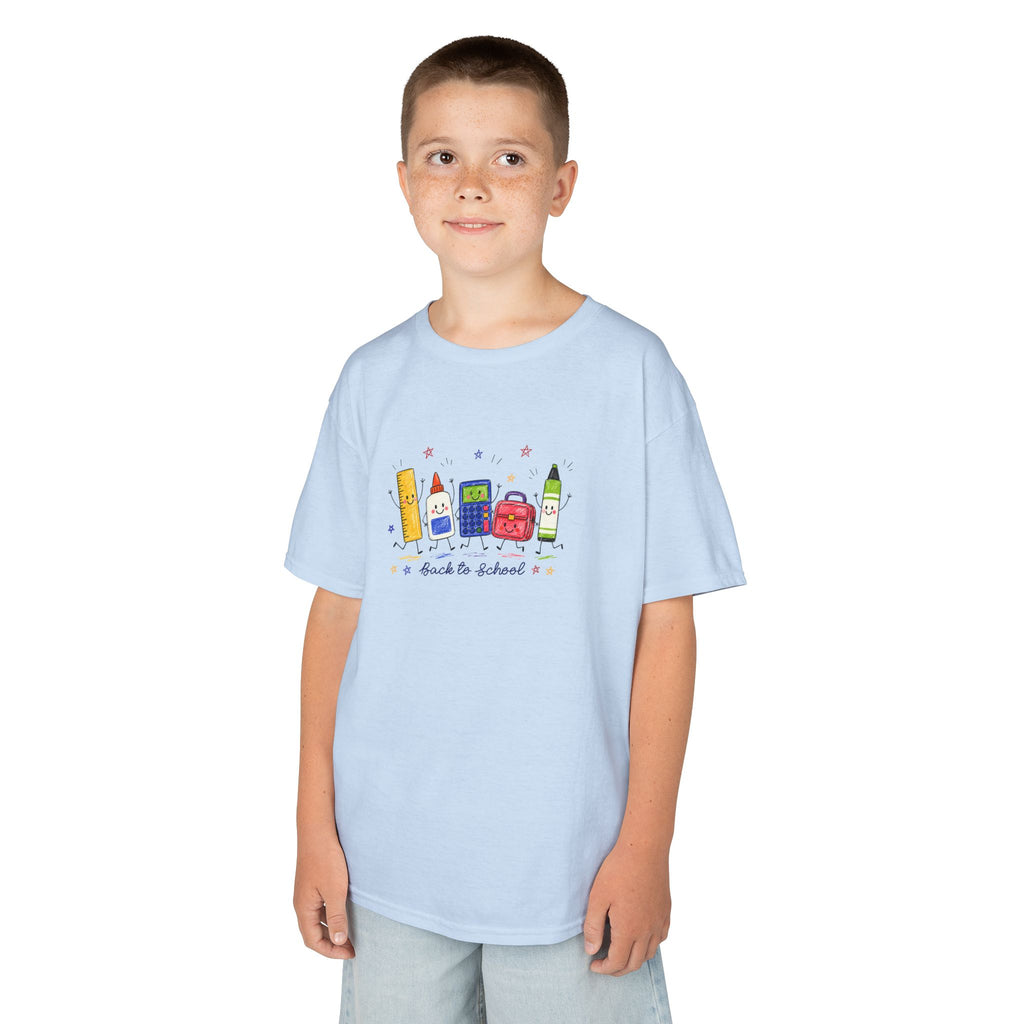School Supplies Shirt | Back to School Kids Tee | Cr8tive Designs