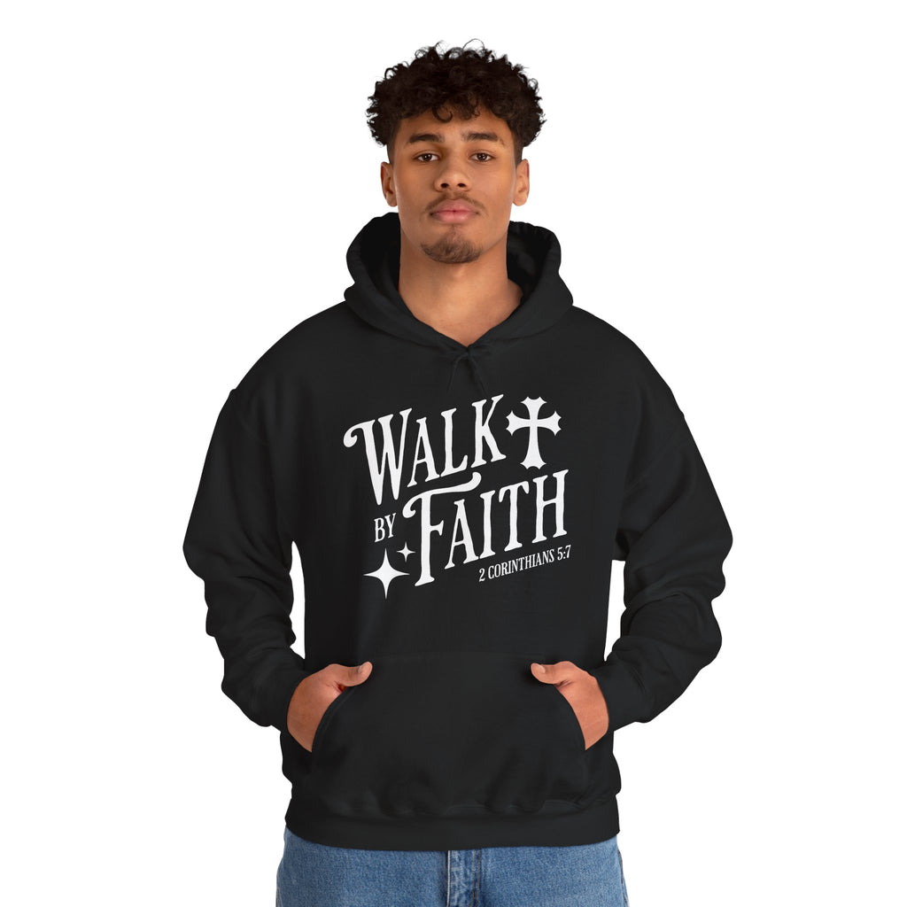 Walk by Faith | Christian Scripture Hoodie | Cr8tive Designs