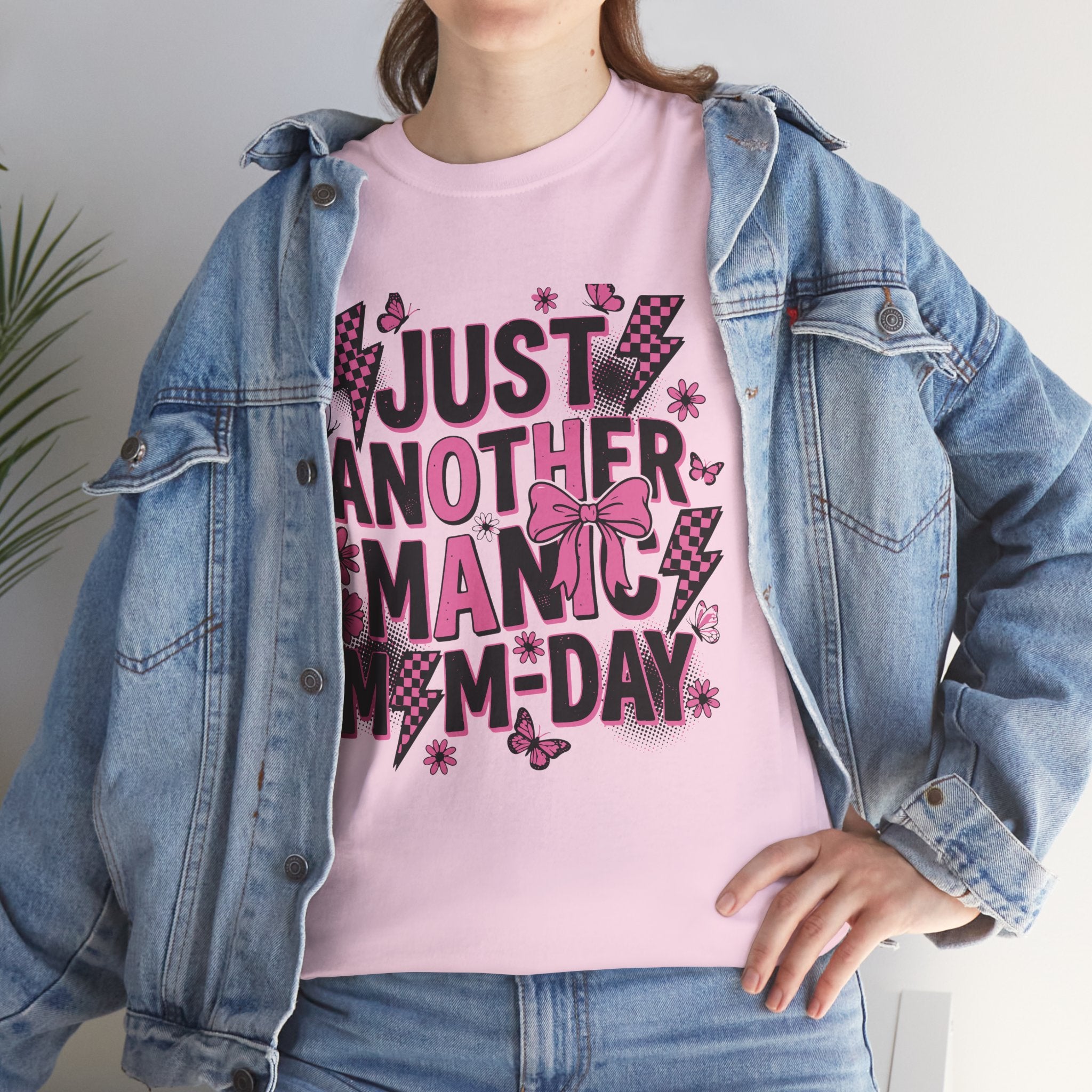 Just Another Manic Mom Day Graphic Tee – Funny Mom Shirt, Trendy Mom Life | Cr8tive Designs