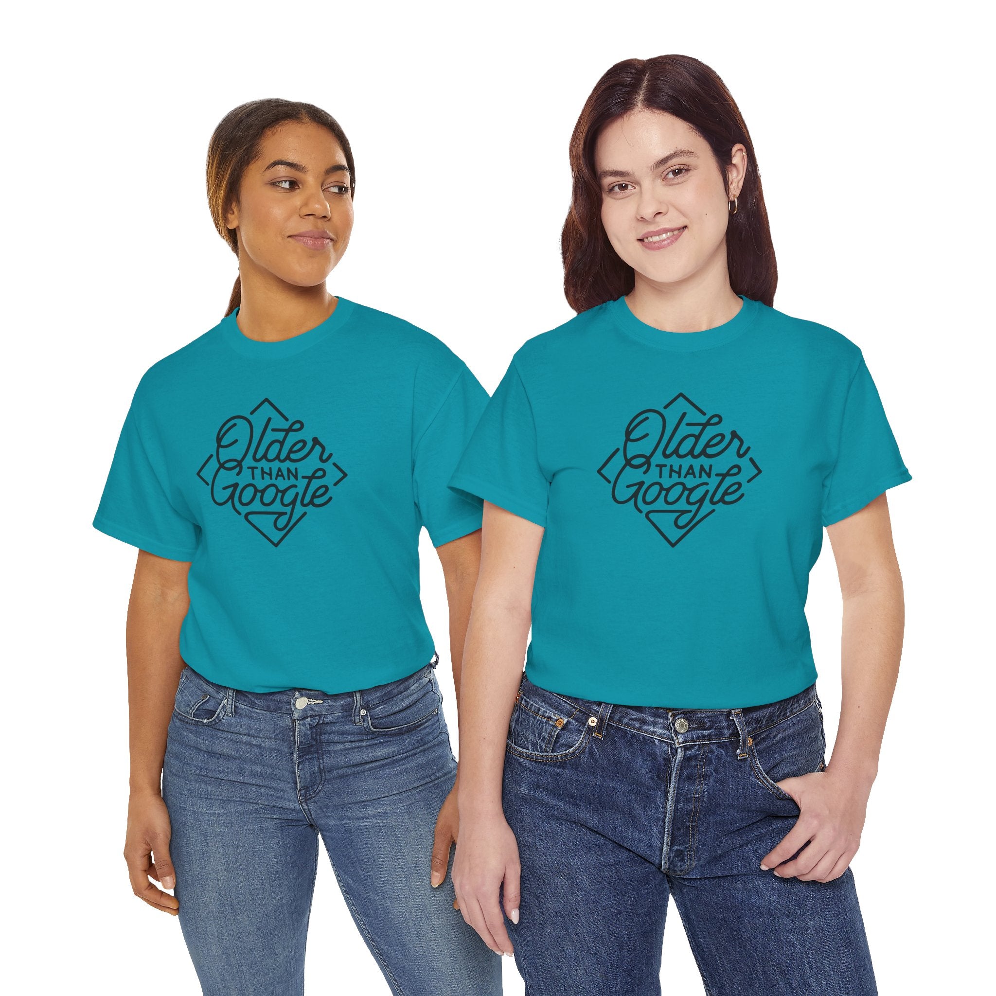 Older Than Google Vintage Script T‑Shirt