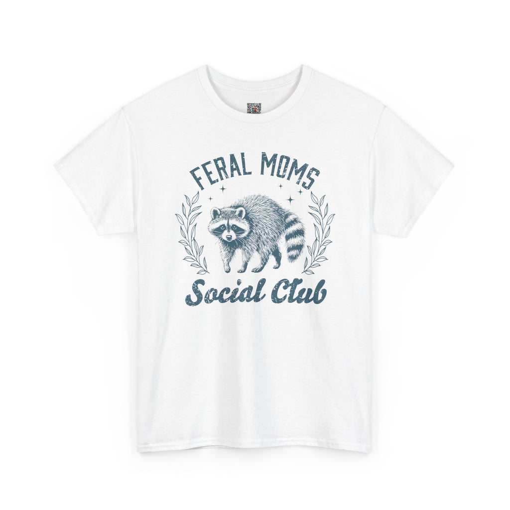 Feral Moms Club Graphic Tee – Trendy Funny Mom Shirt, Motherhood Humor Tee | Cr8tive Designs