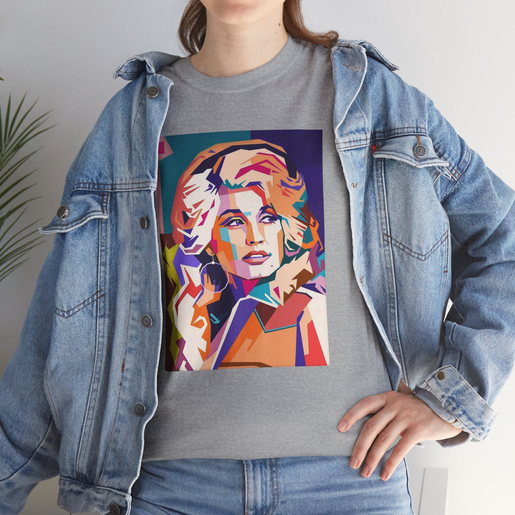 Country Music Legend | Colorful Pop Art Portrait Tee | Cr8tive Designs