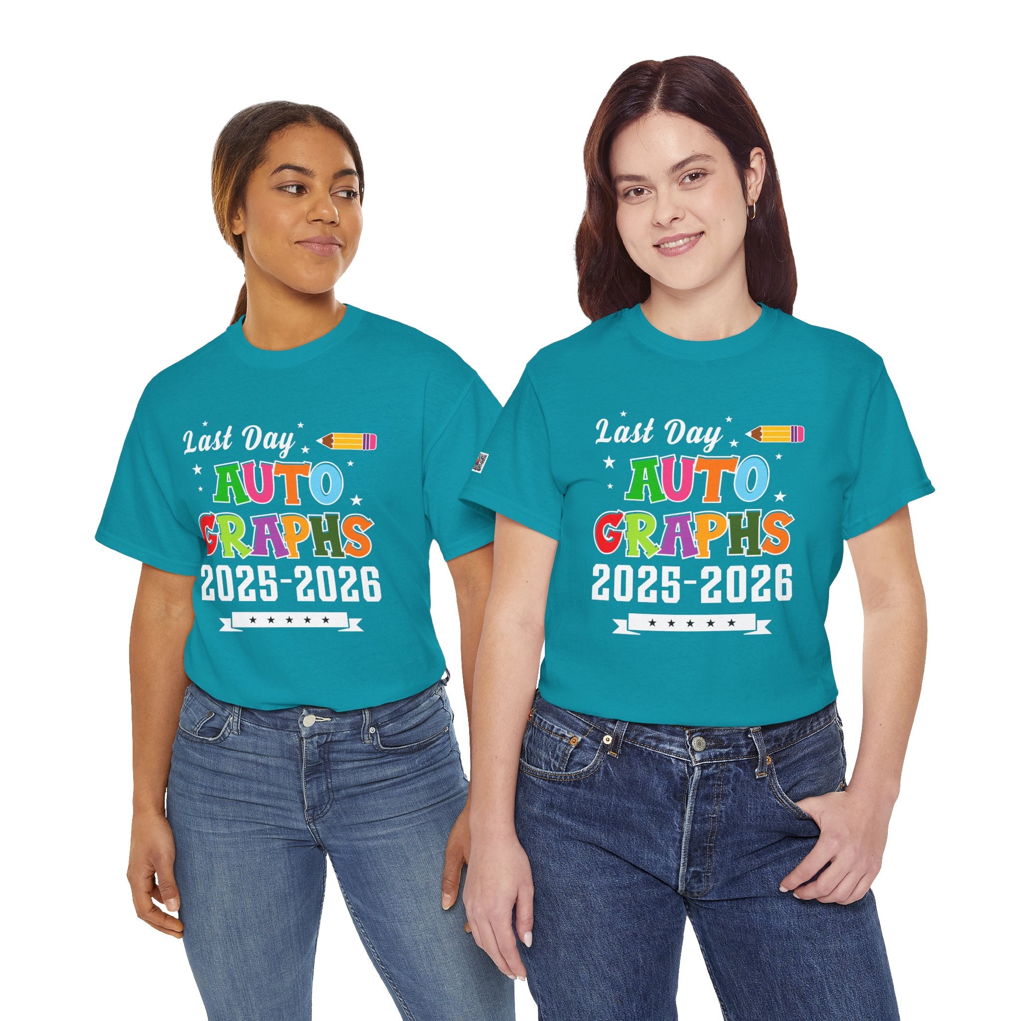 LAST DAY AUTOGRAPHS 2025-2026 T-SHIRT | TEACHER SIGNATURE SHIRT | LAST DAY OF SCHOOL SHIRT | CR8TIVE DESIGNS