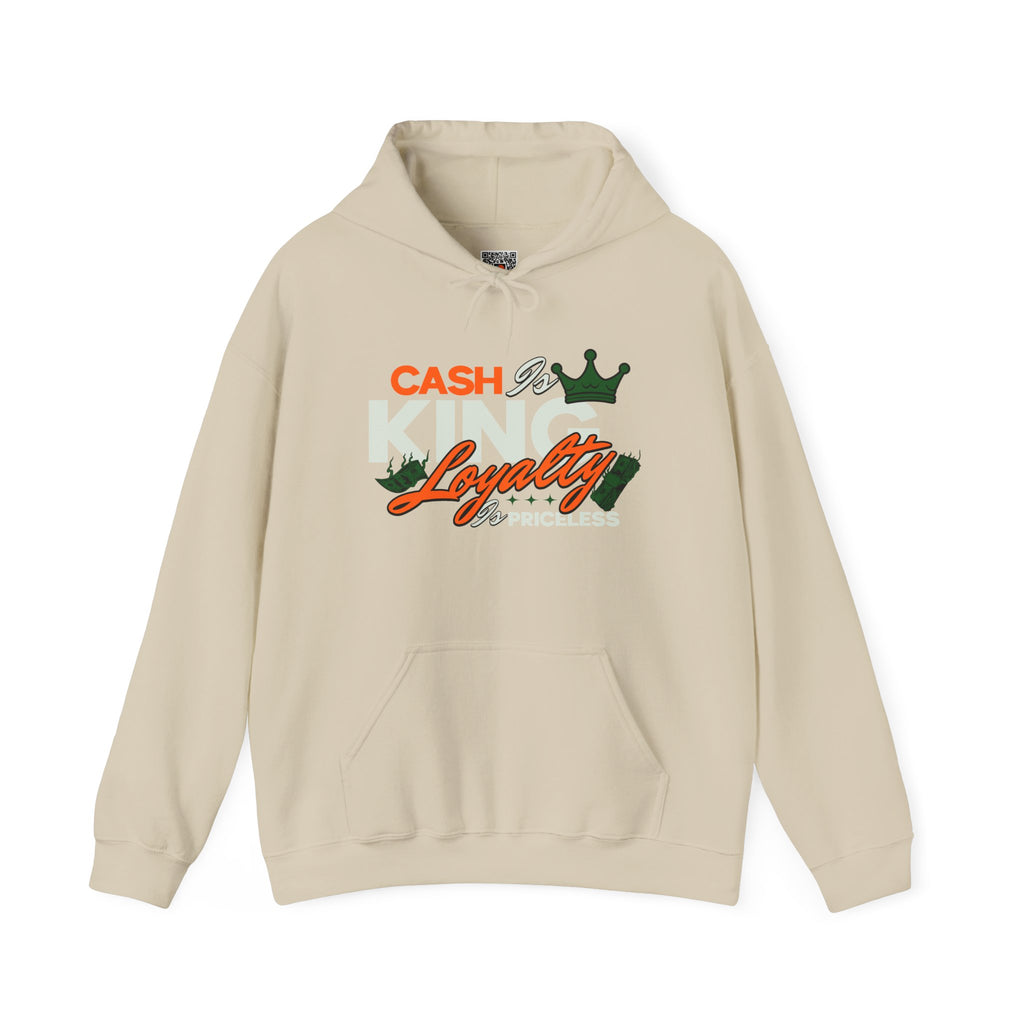 Cash Is King, Loyalty Is Priceless | Money Motivation Hoodie | Cr8tive Designs