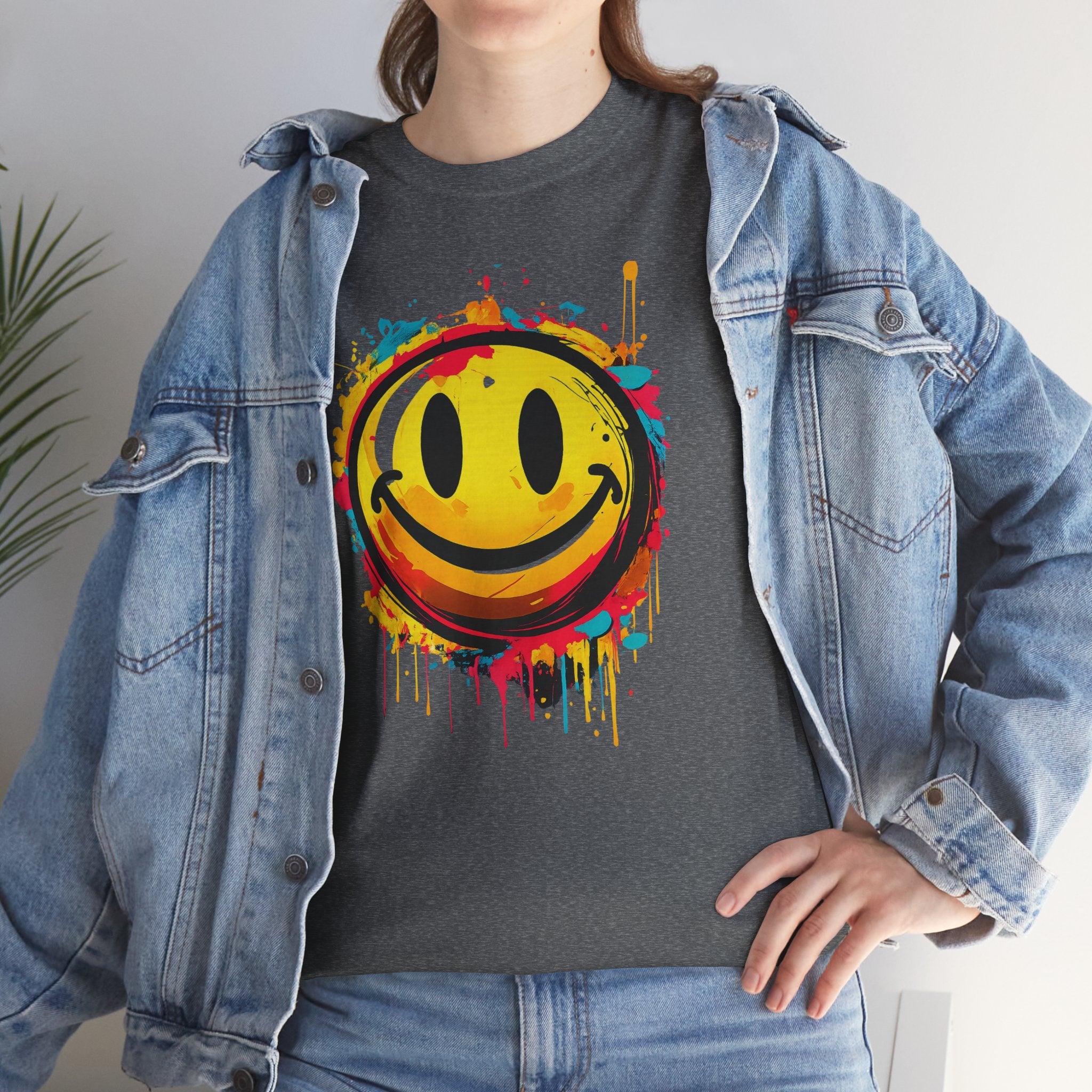 Smiley Paint Splash T-Shirt