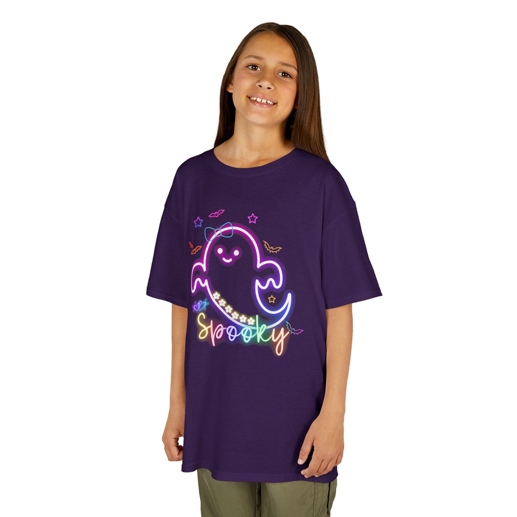 Kids Tee | Pastel Rainbow Ghost "Spooky Sweet" |Cr8tive Designs