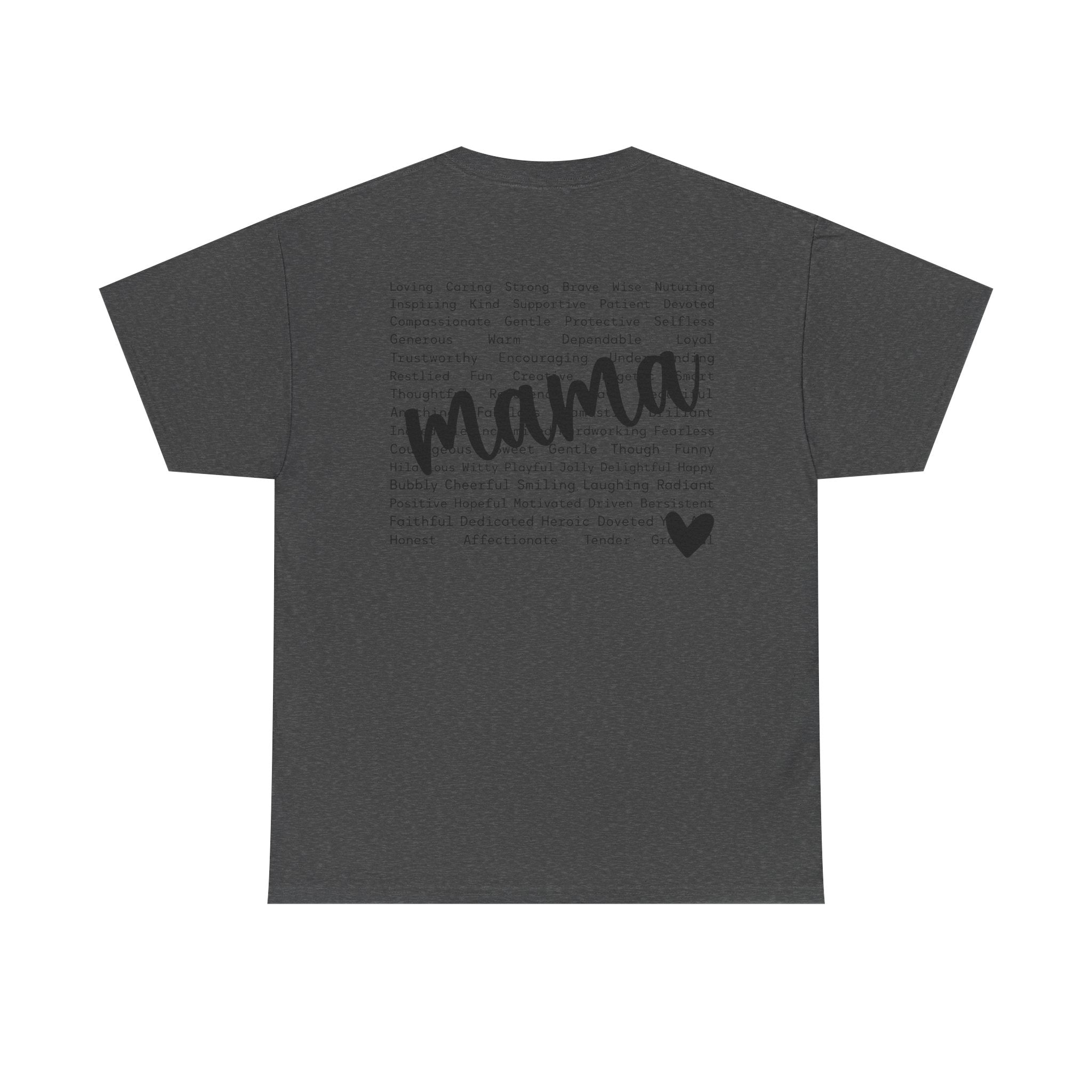 Mama Script Tee – Inspirational Motherhood Shirt, Soft Minimalist Mom Graphic T-Shirt | Cr8tive Designs